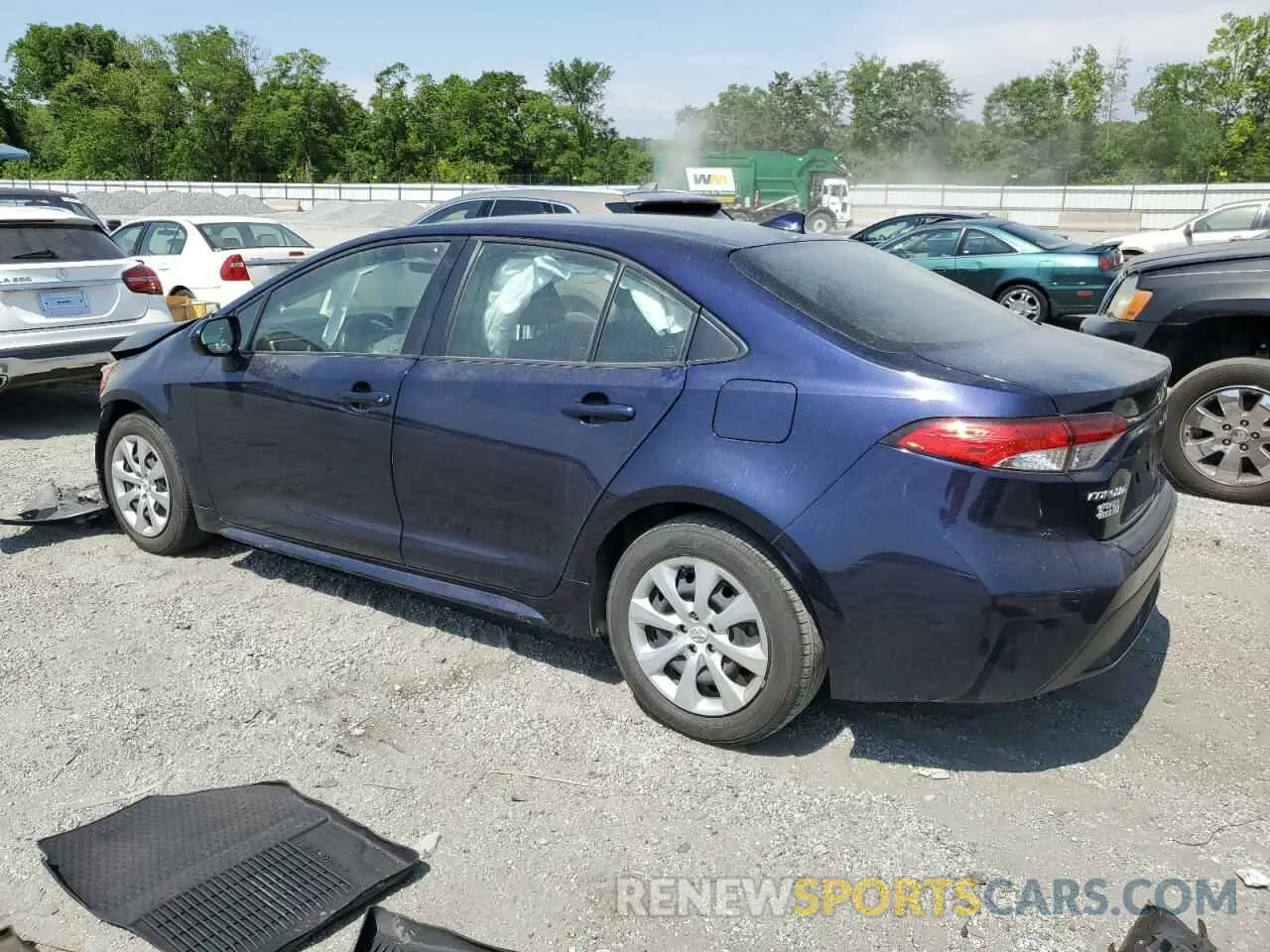 2 Photograph of a damaged car JTDEPMAE9NJ195648 TOYOTA COROLLA 2022