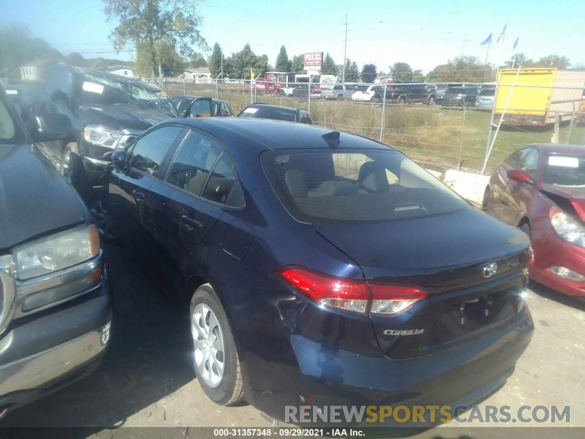 3 Photograph of a damaged car JTDEPMAE9NJ196010 TOYOTA COROLLA 2022