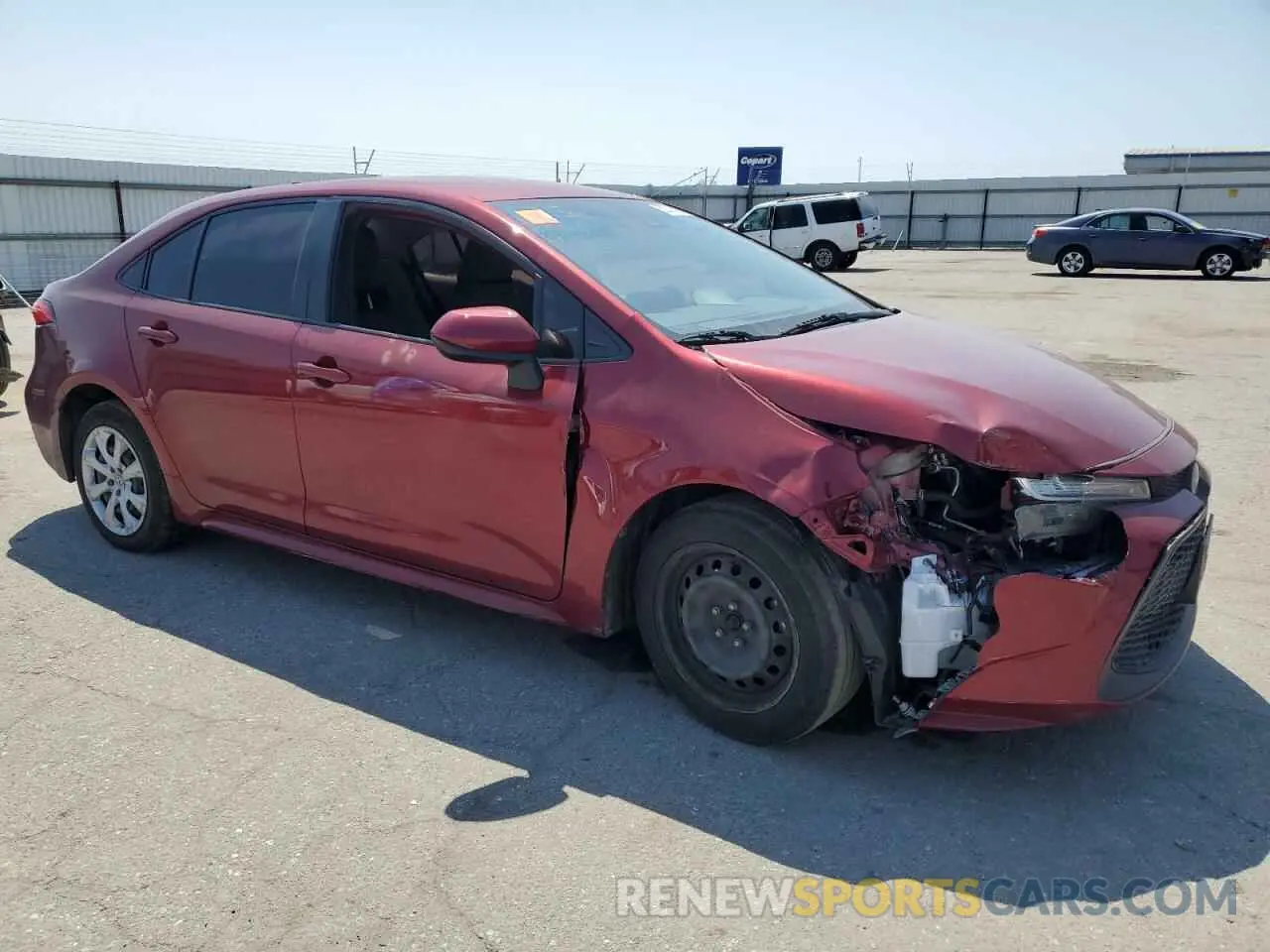 4 Photograph of a damaged car JTDEPMAE9NJ196346 TOYOTA COROLLA 2022