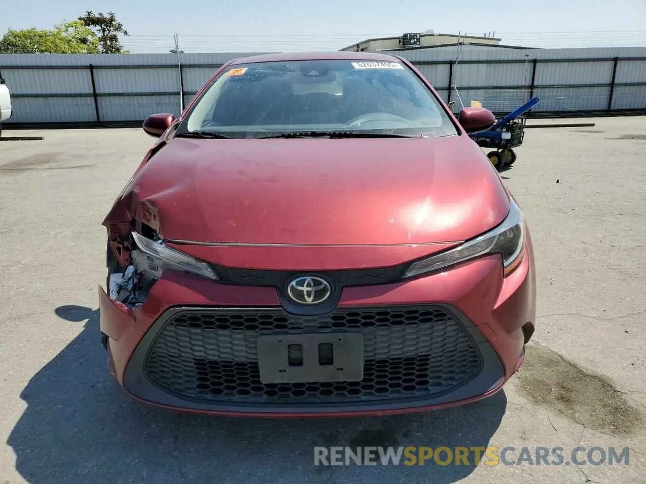 5 Photograph of a damaged car JTDEPMAE9NJ196346 TOYOTA COROLLA 2022