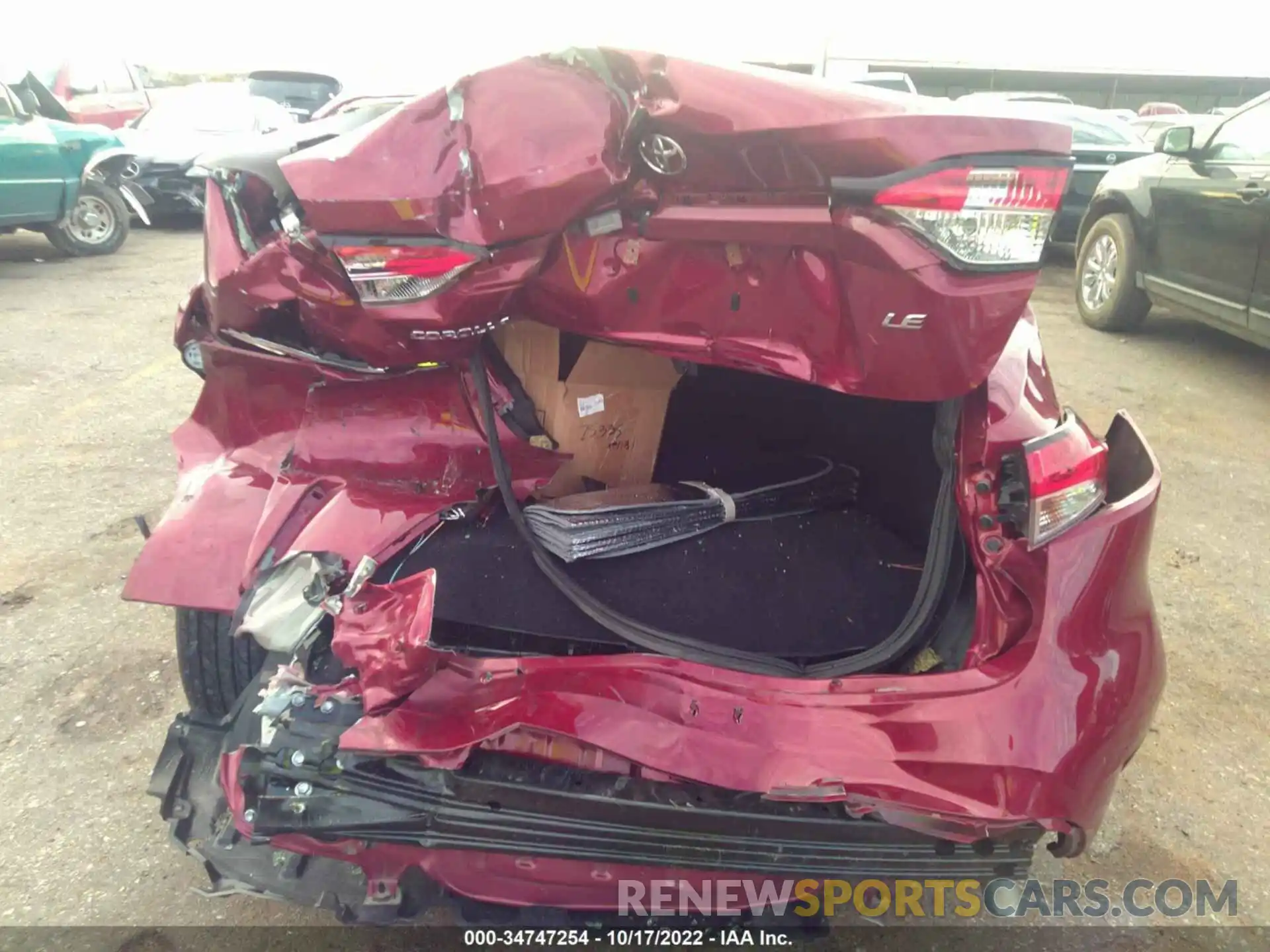 6 Photograph of a damaged car JTDEPMAE9NJ196881 TOYOTA COROLLA 2022