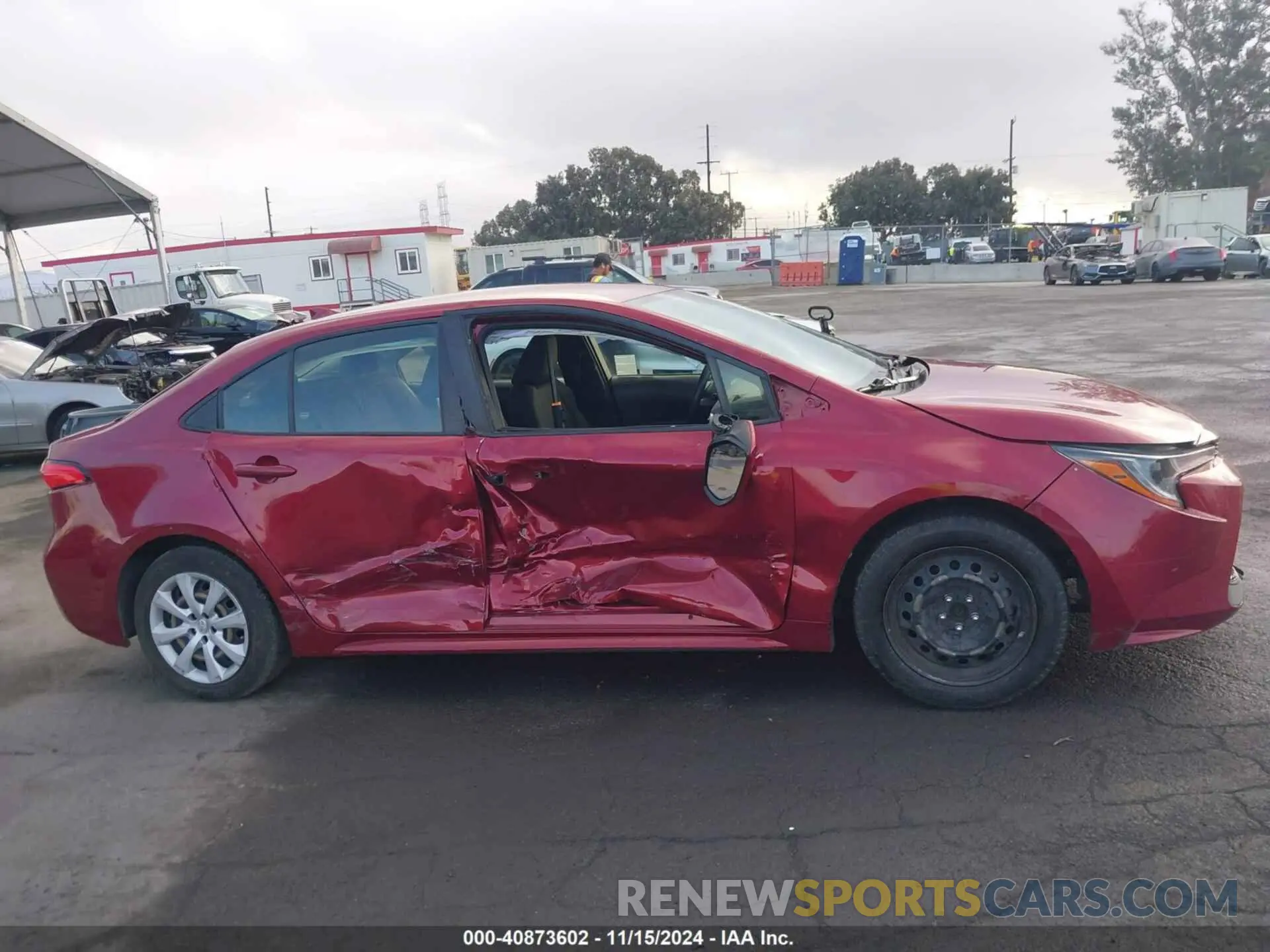 13 Photograph of a damaged car JTDEPMAE9NJ200959 TOYOTA COROLLA 2022