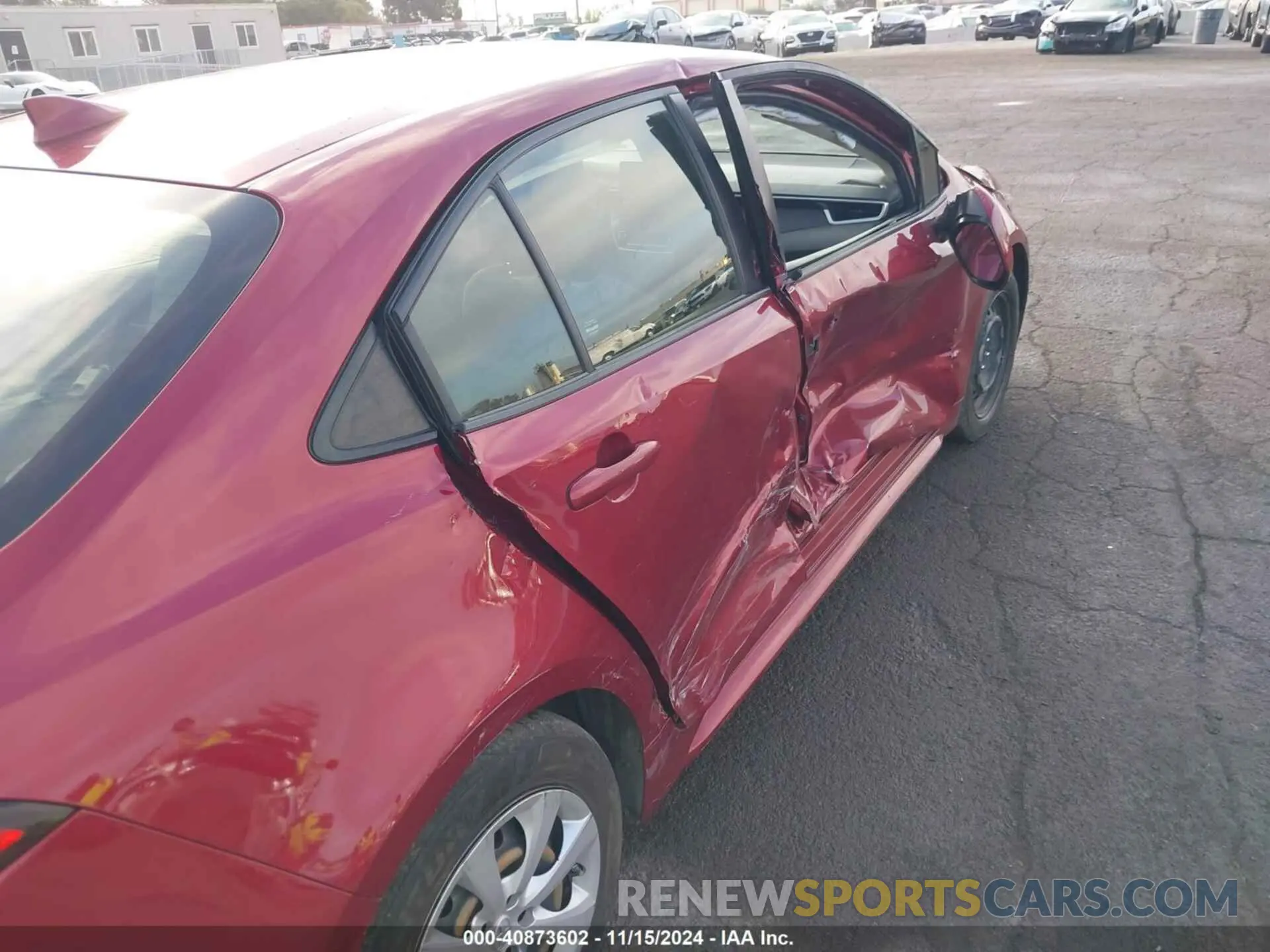 6 Photograph of a damaged car JTDEPMAE9NJ200959 TOYOTA COROLLA 2022