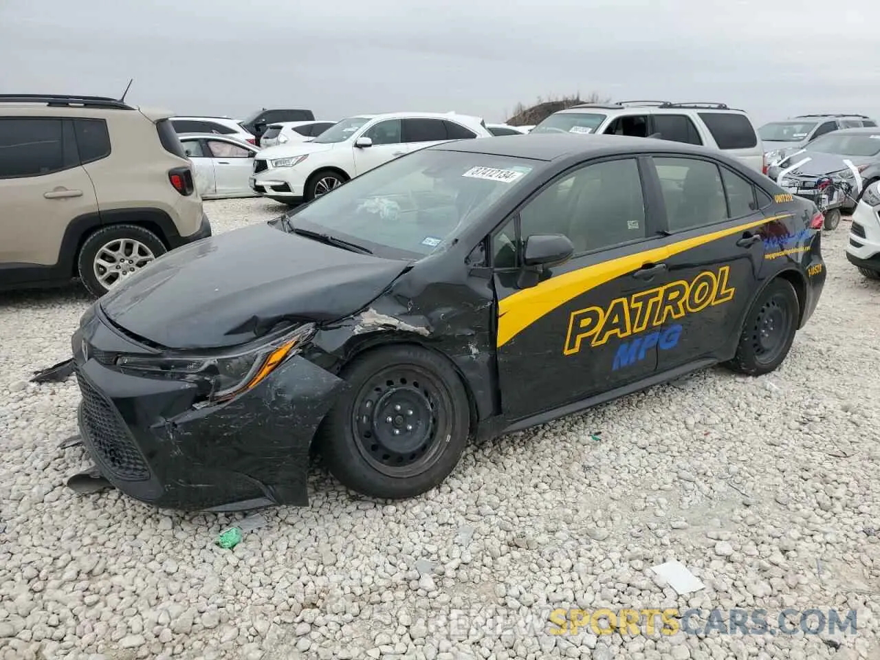 1 Photograph of a damaged car JTDEPMAE9NJ208849 TOYOTA COROLLA 2022