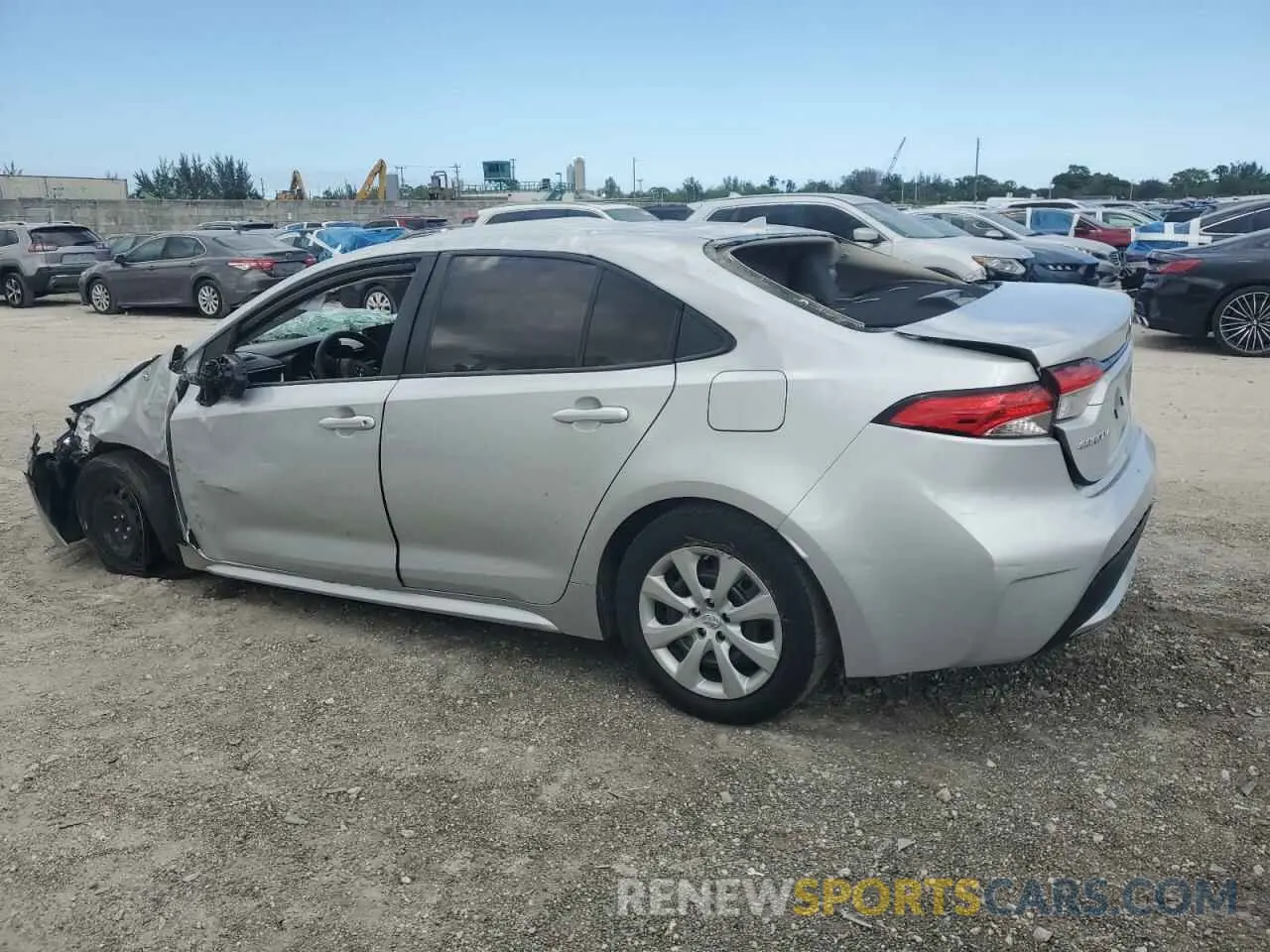 2 Photograph of a damaged car JTDEPMAE9NJ208916 TOYOTA COROLLA 2022