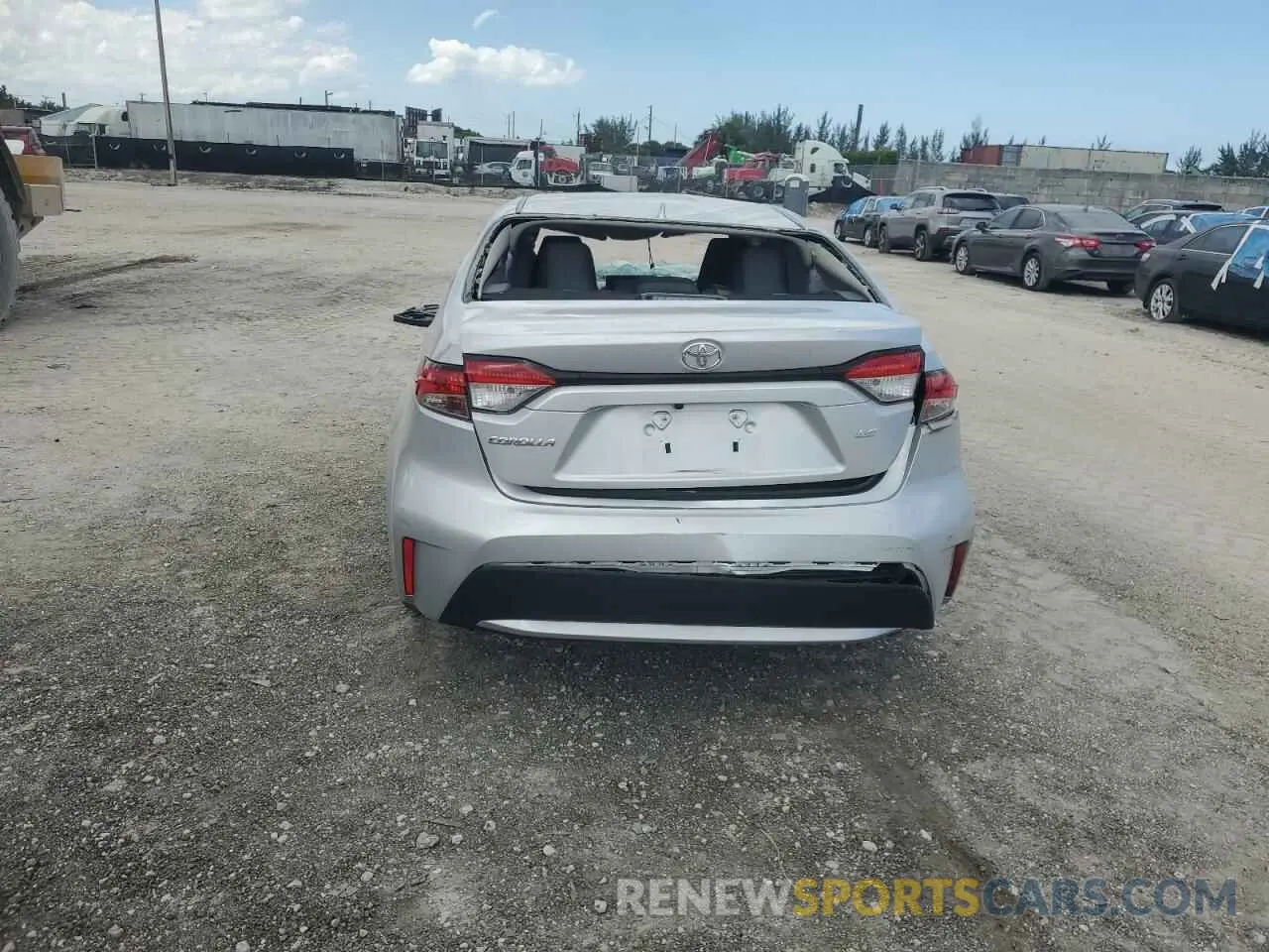 6 Photograph of a damaged car JTDEPMAE9NJ208916 TOYOTA COROLLA 2022