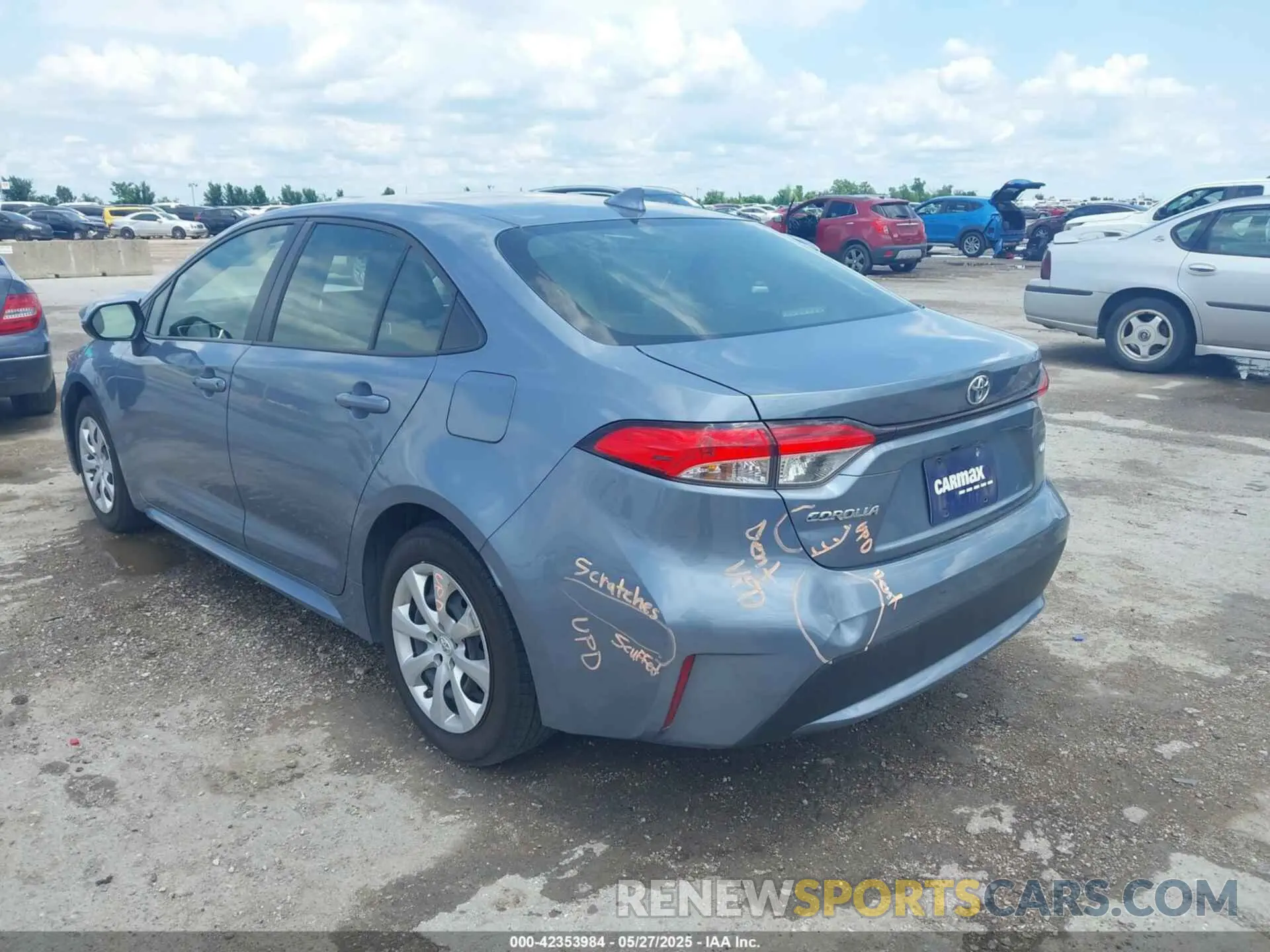 3 Photograph of a damaged car JTDEPMAE9NJ210486 TOYOTA COROLLA 2022