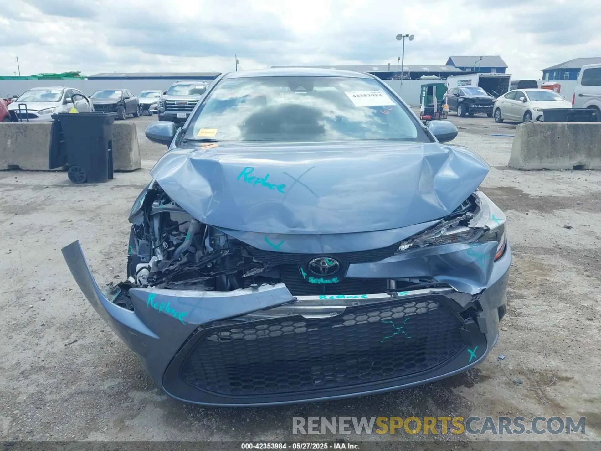 6 Photograph of a damaged car JTDEPMAE9NJ210486 TOYOTA COROLLA 2022