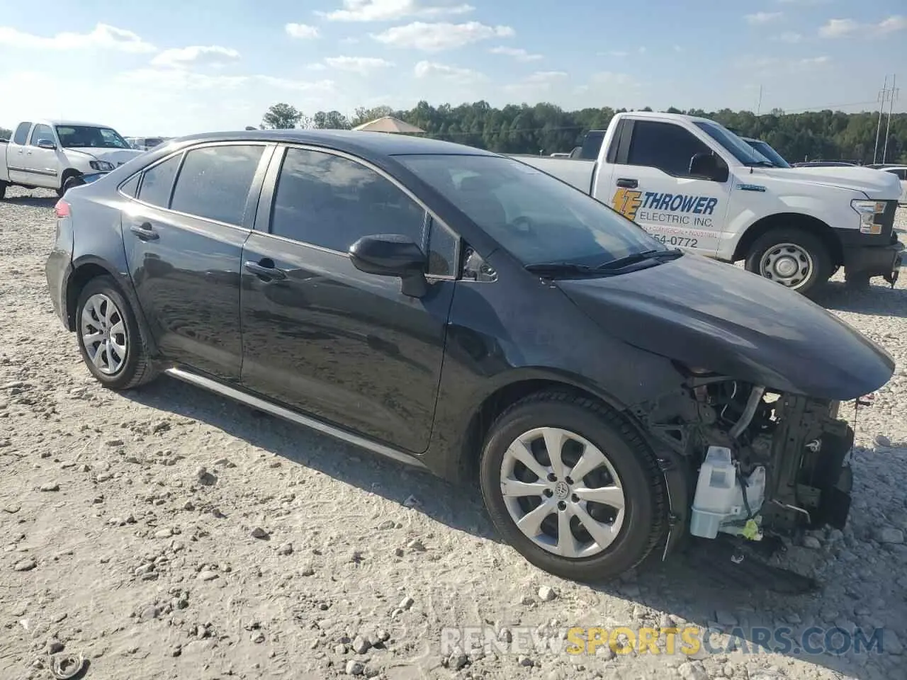 4 Photograph of a damaged car JTDEPMAE9NJ211279 TOYOTA COROLLA 2022
