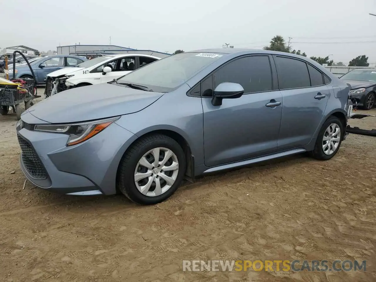 1 Photograph of a damaged car JTDEPMAE9NJ213114 TOYOTA COROLLA 2022