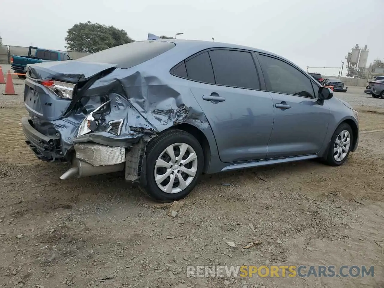 3 Photograph of a damaged car JTDEPMAE9NJ213114 TOYOTA COROLLA 2022