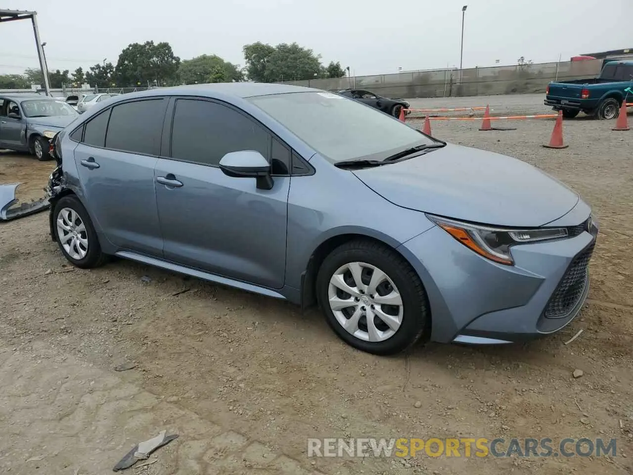 4 Photograph of a damaged car JTDEPMAE9NJ213114 TOYOTA COROLLA 2022