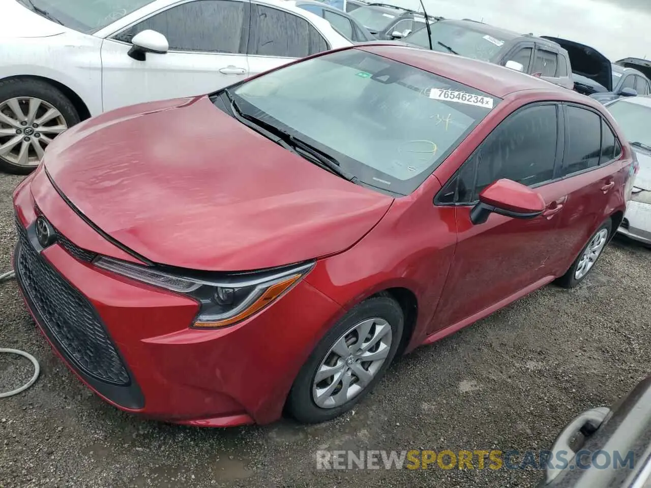1 Photograph of a damaged car JTDEPMAE9NJ216689 TOYOTA COROLLA 2022