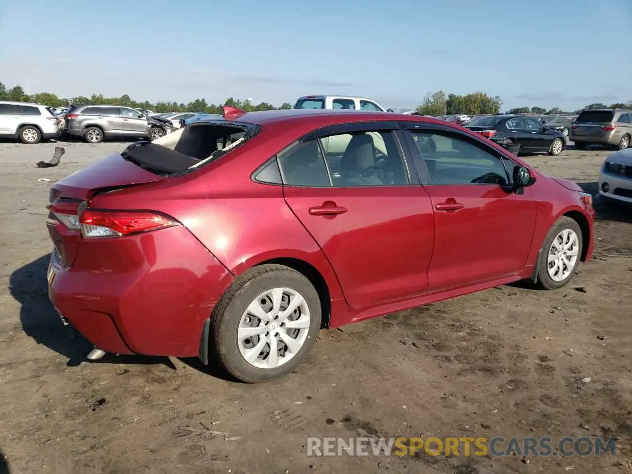 3 Photograph of a damaged car JTDEPMAE9NJ216773 TOYOTA COROLLA 2022