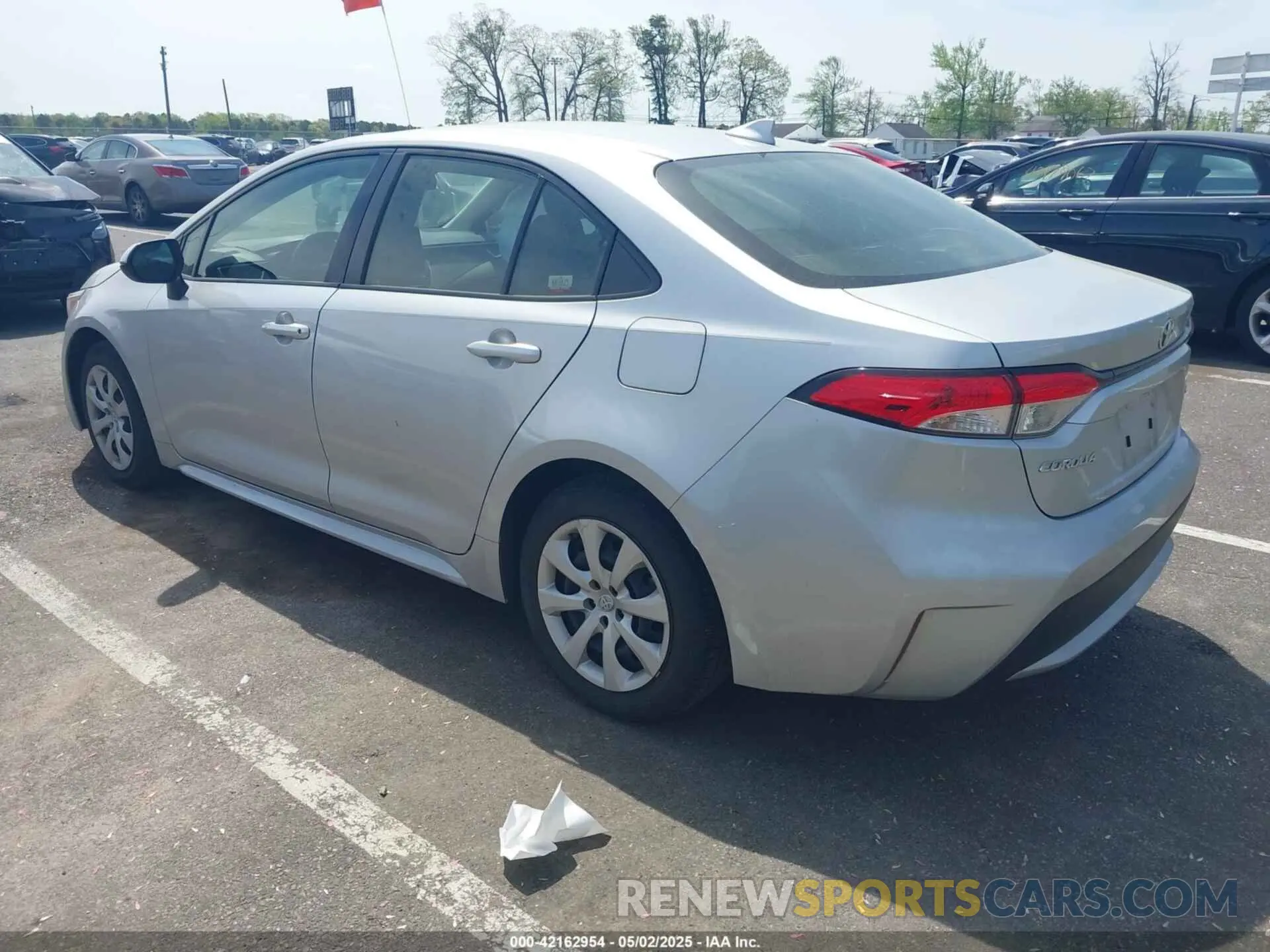 3 Photograph of a damaged car JTDEPMAE9NJ222394 TOYOTA COROLLA 2022