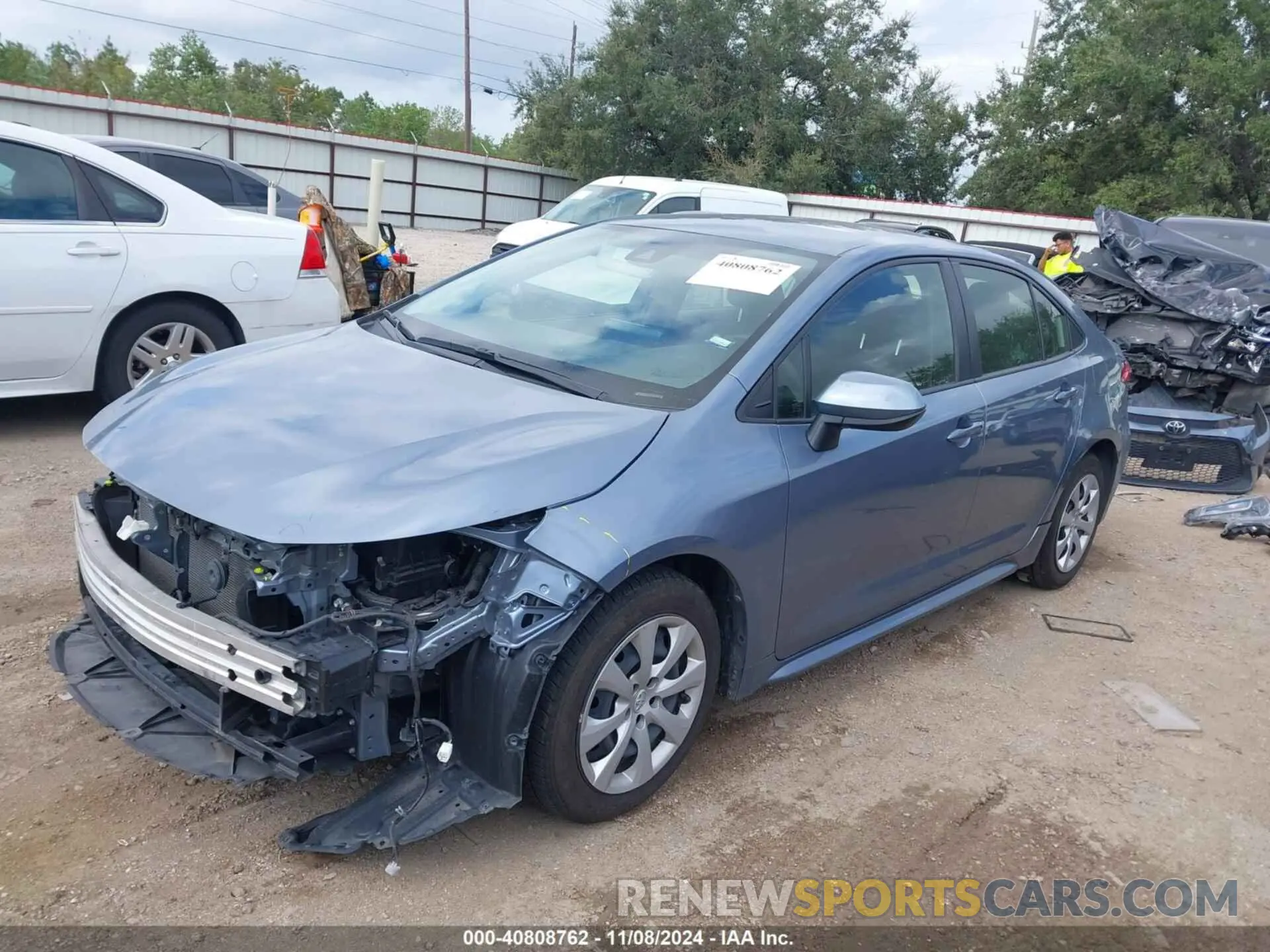 2 Photograph of a damaged car JTDEPMAE9NJ223495 TOYOTA COROLLA 2022