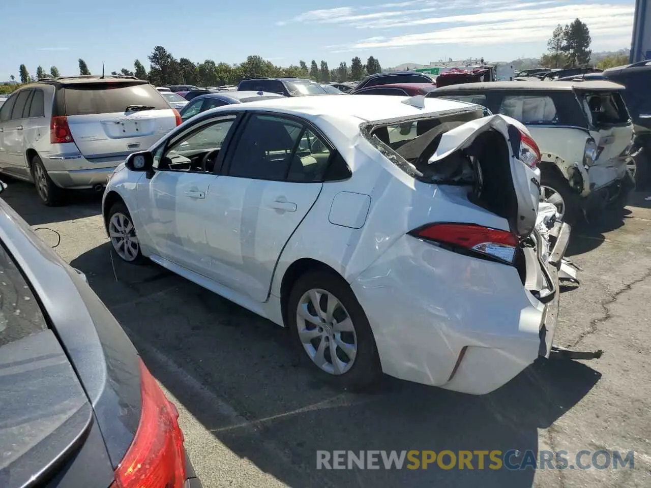 2 Photograph of a damaged car JTDEPMAEXN3014755 TOYOTA COROLLA 2022