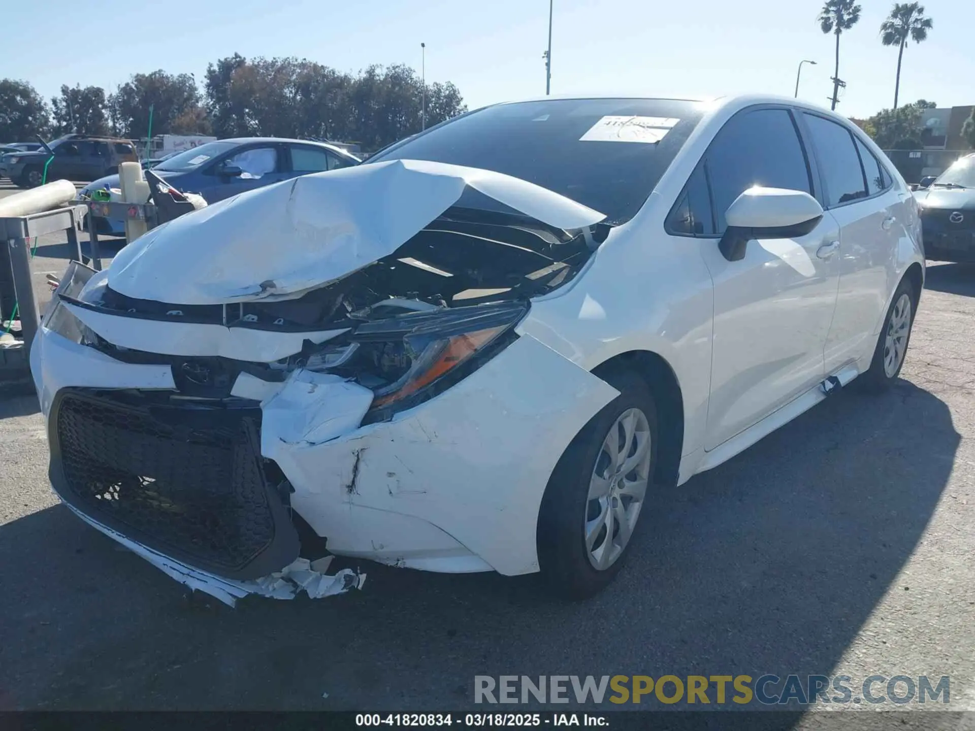 2 Photograph of a damaged car JTDEPMAEXN3016800 TOYOTA COROLLA 2022