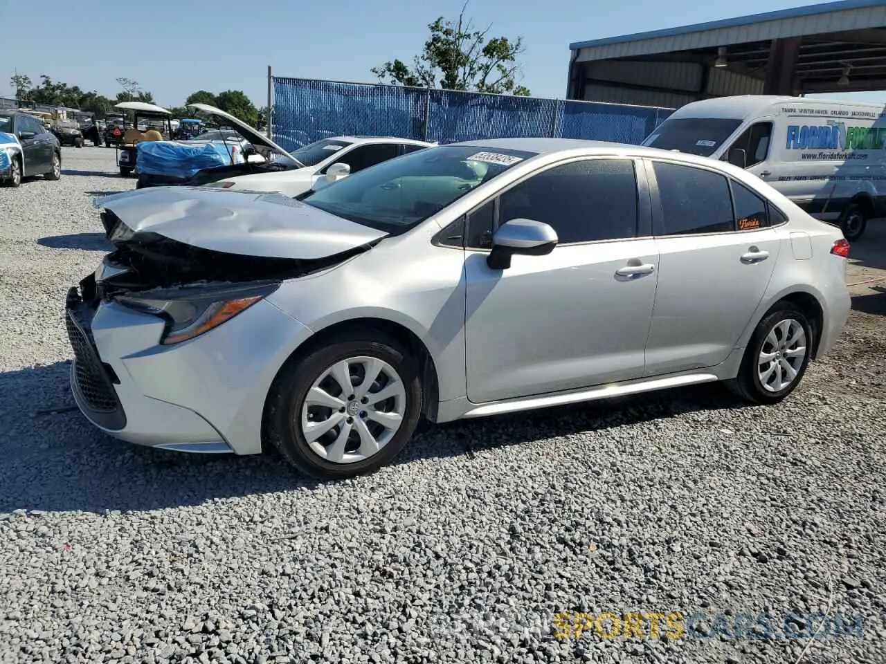 1 Photograph of a damaged car JTDEPMAEXN3022211 TOYOTA COROLLA 2022