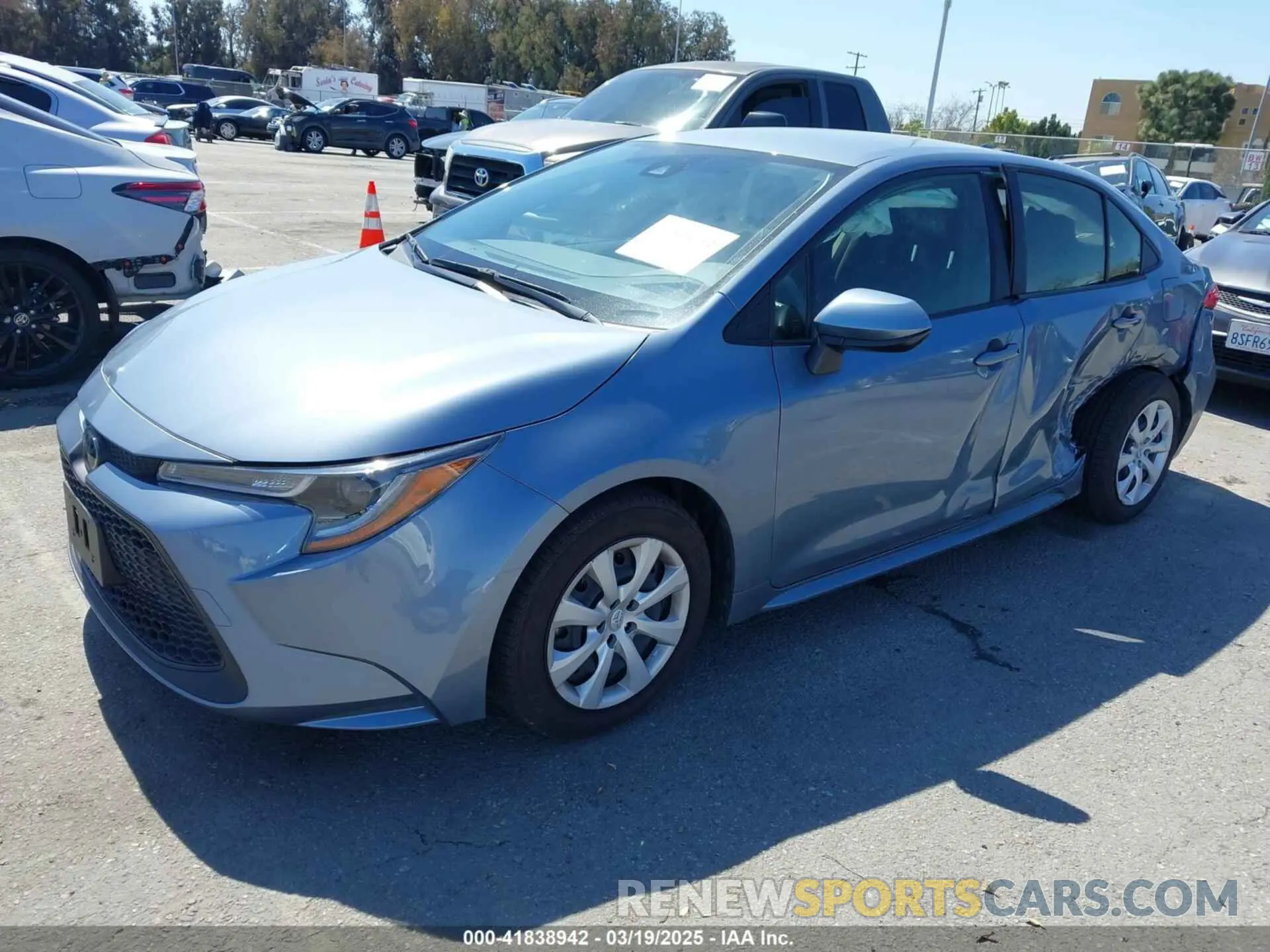 2 Photograph of a damaged car JTDEPMAEXN3023746 TOYOTA COROLLA 2022