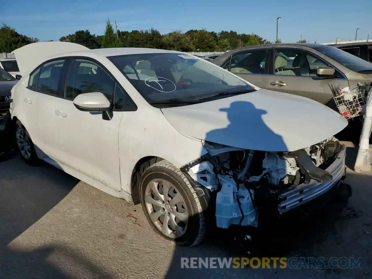 1 Photograph of a damaged car JTDEPMAEXNJ192077 TOYOTA COROLLA 2022