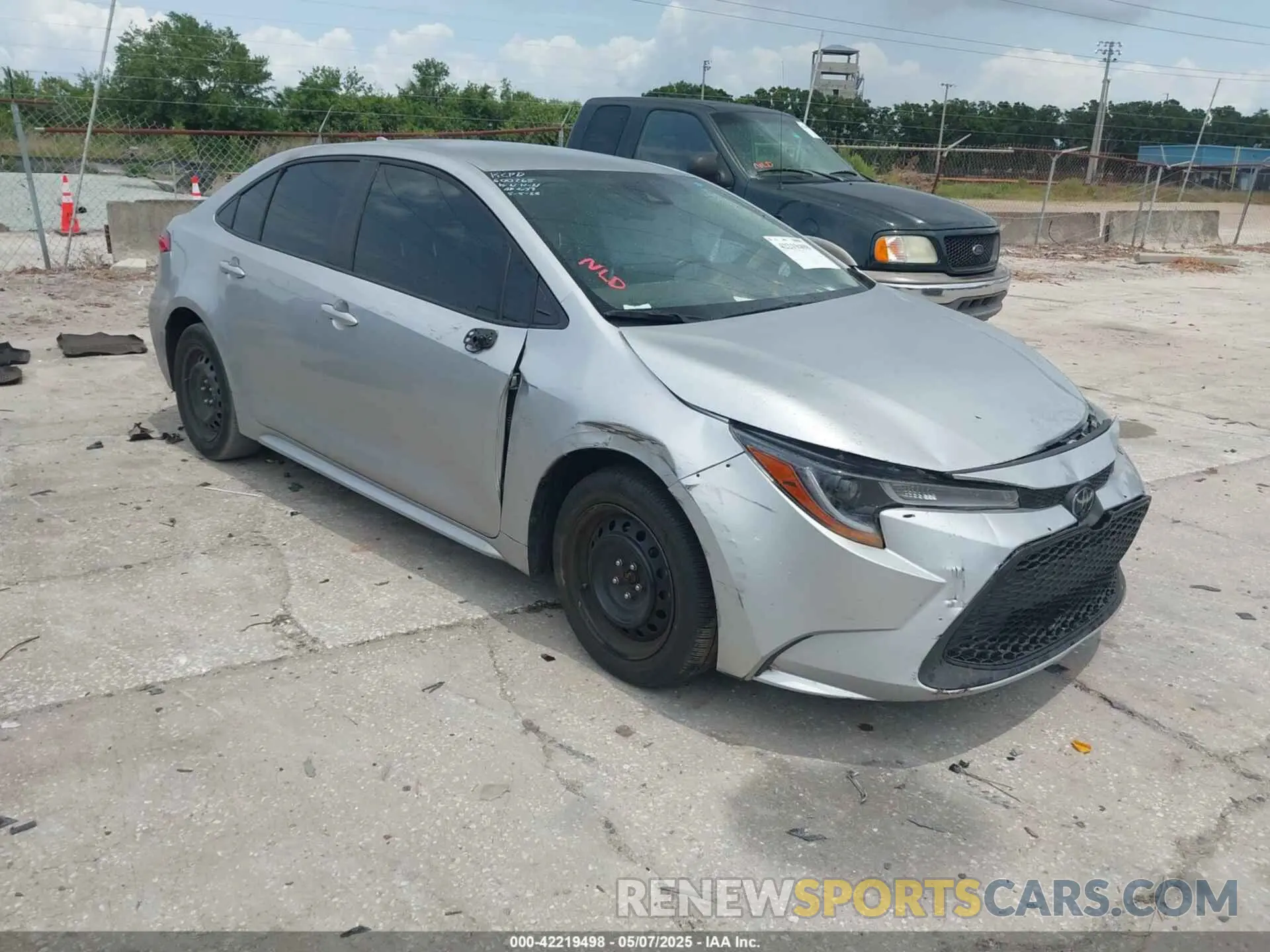 1 Photograph of a damaged car JTDEPMAEXNJ192774 TOYOTA COROLLA 2022