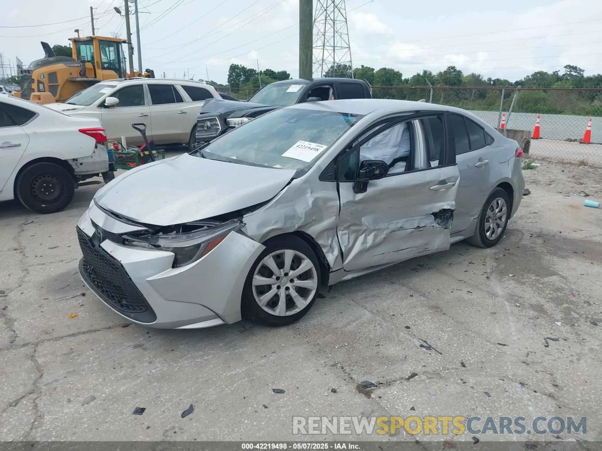 2 Photograph of a damaged car JTDEPMAEXNJ192774 TOYOTA COROLLA 2022