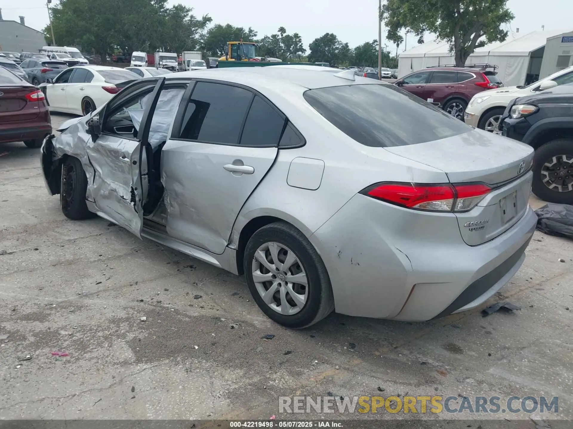 3 Photograph of a damaged car JTDEPMAEXNJ192774 TOYOTA COROLLA 2022