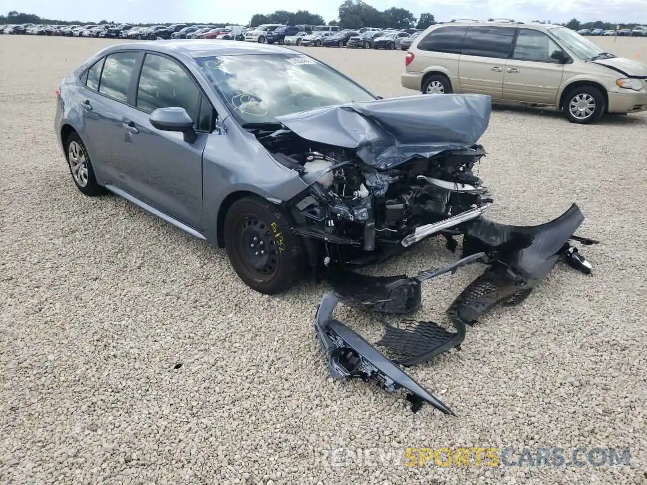 1 Photograph of a damaged car JTDEPMAEXNJ194010 TOYOTA COROLLA 2022