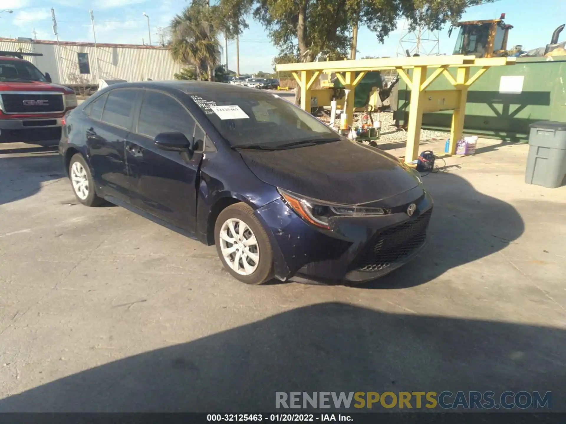 1 Photograph of a damaged car JTDEPMAEXNJ196369 TOYOTA COROLLA 2022