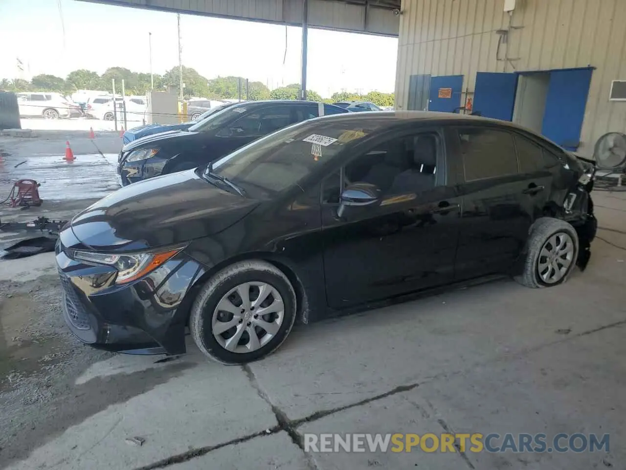 1 Photograph of a damaged car JTDEPMAEXNJ197960 TOYOTA COROLLA 2022