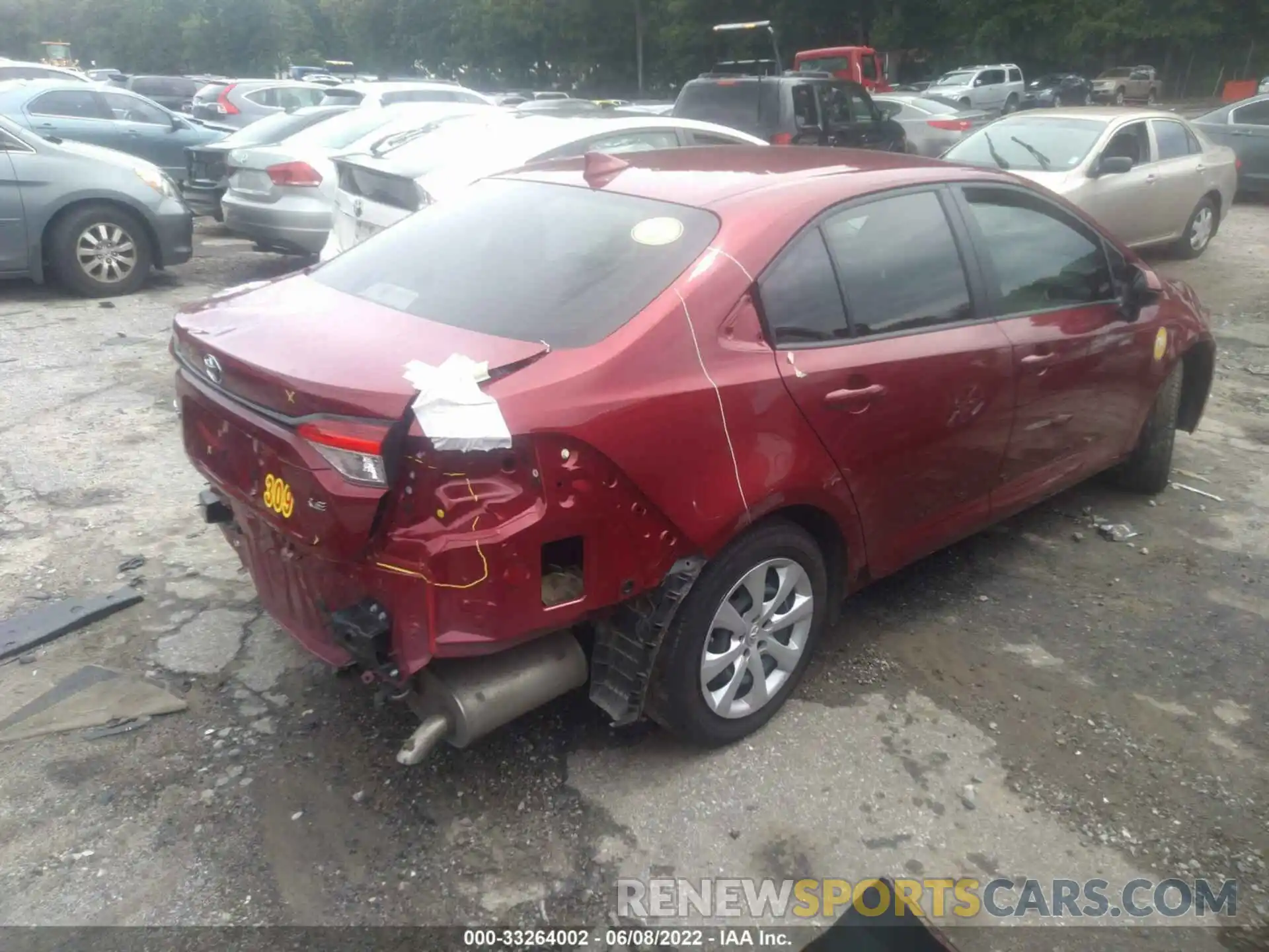 4 Photograph of a damaged car JTDEPMAEXNJ199854 TOYOTA COROLLA 2022