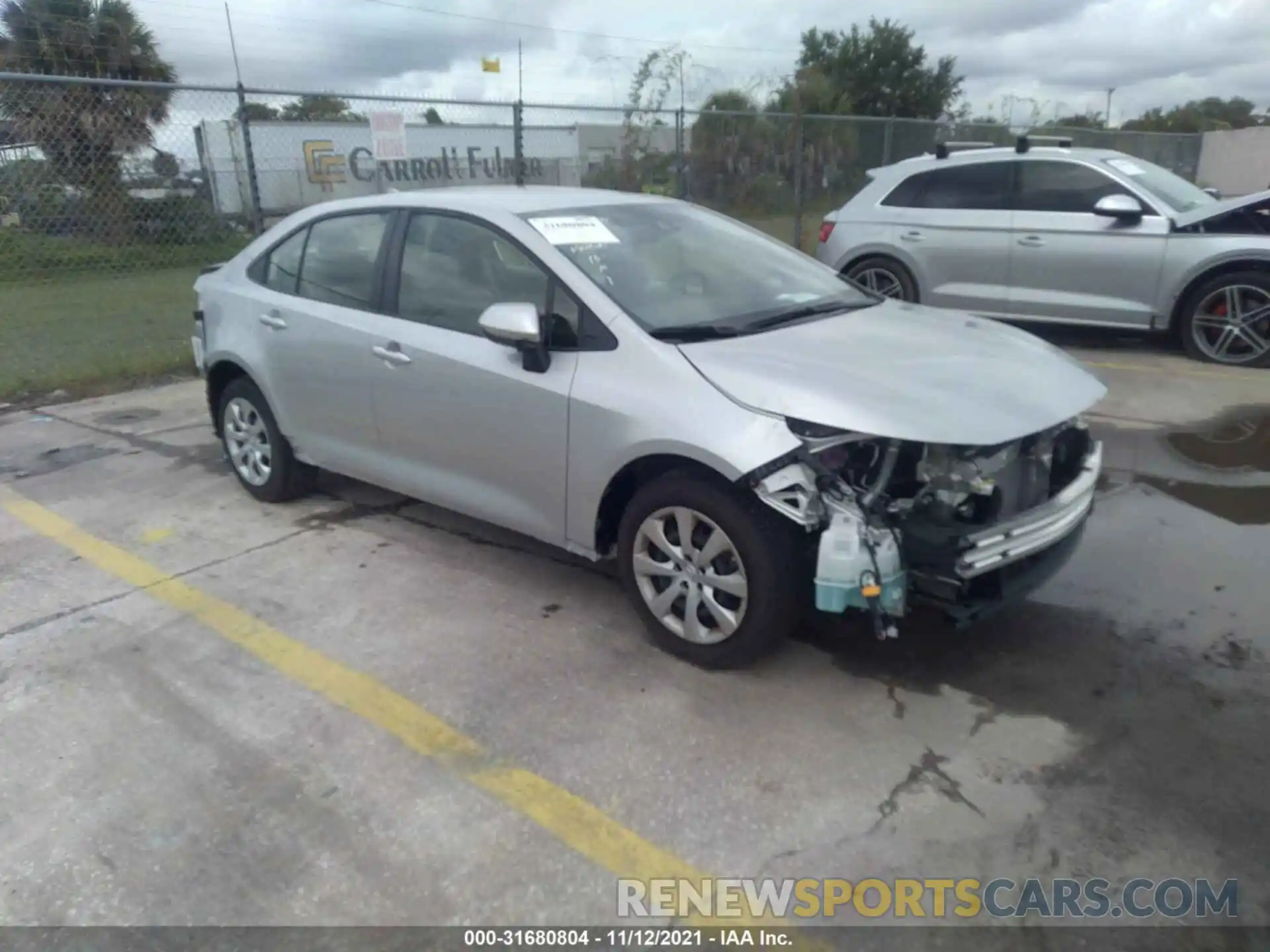 1 Photograph of a damaged car JTDEPMAEXNJ201165 TOYOTA COROLLA 2022