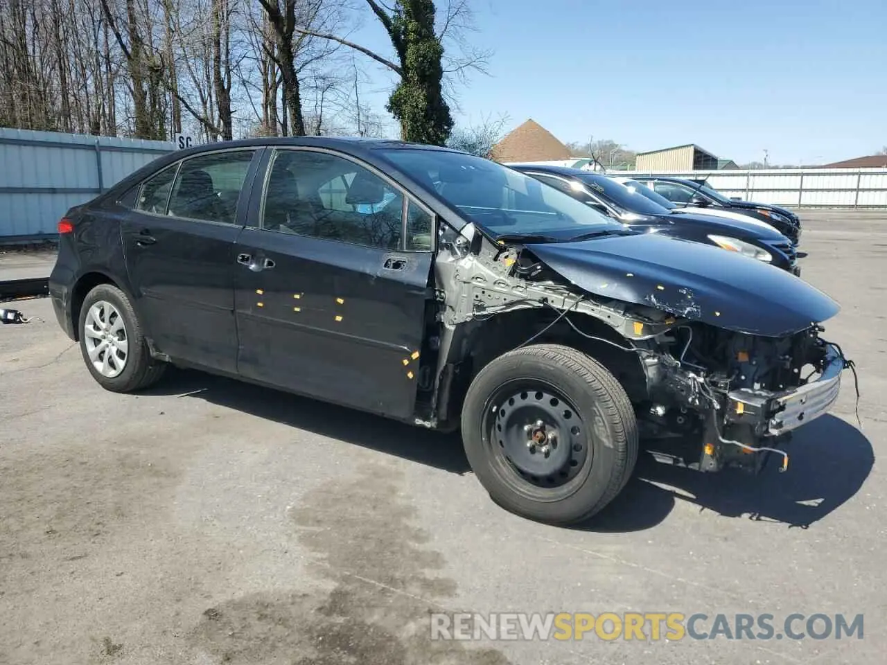4 Photograph of a damaged car JTDEPMAEXNJ203885 TOYOTA COROLLA 2022