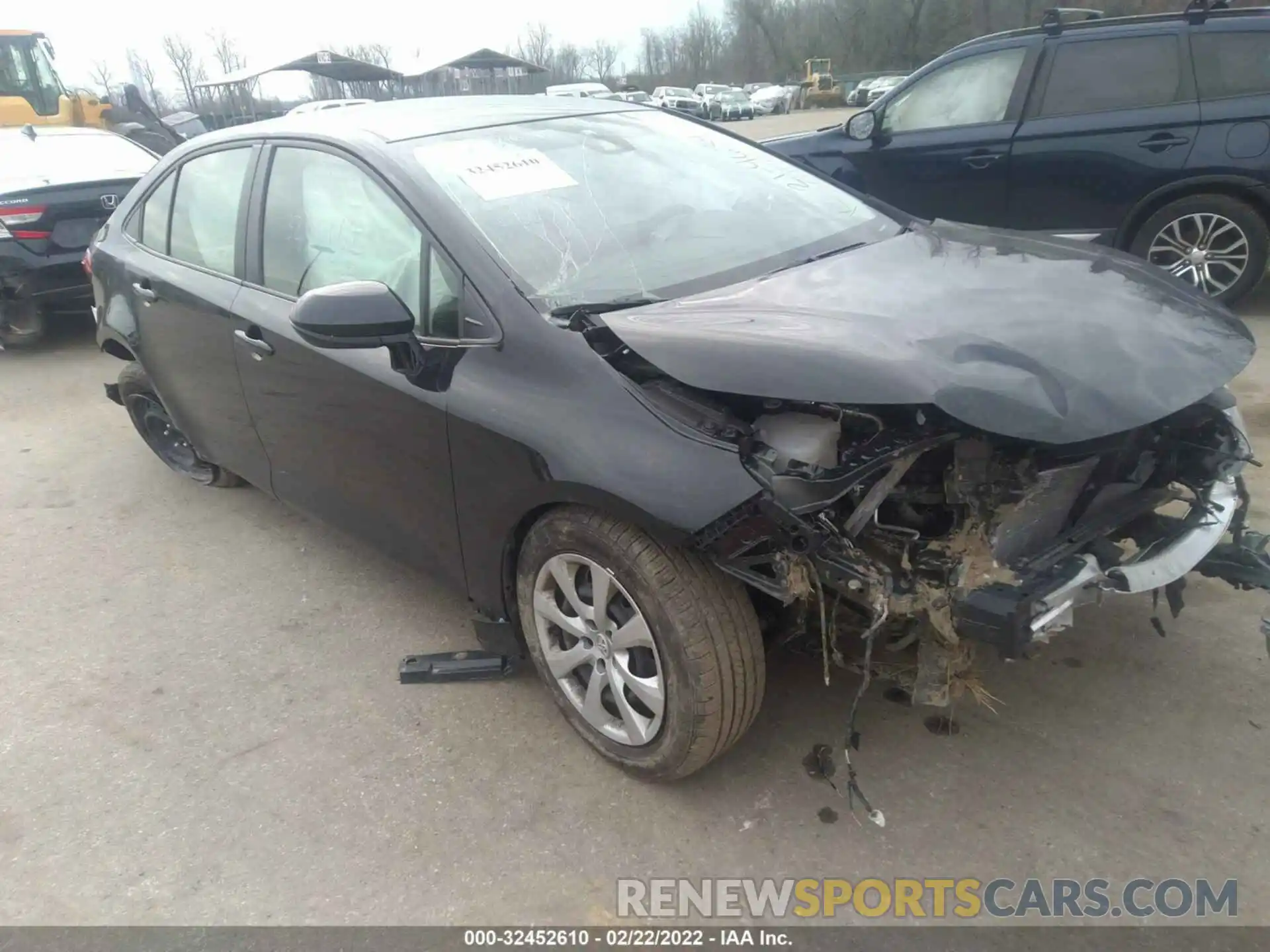 1 Photograph of a damaged car JTDEPMAEXNJ204941 TOYOTA COROLLA 2022