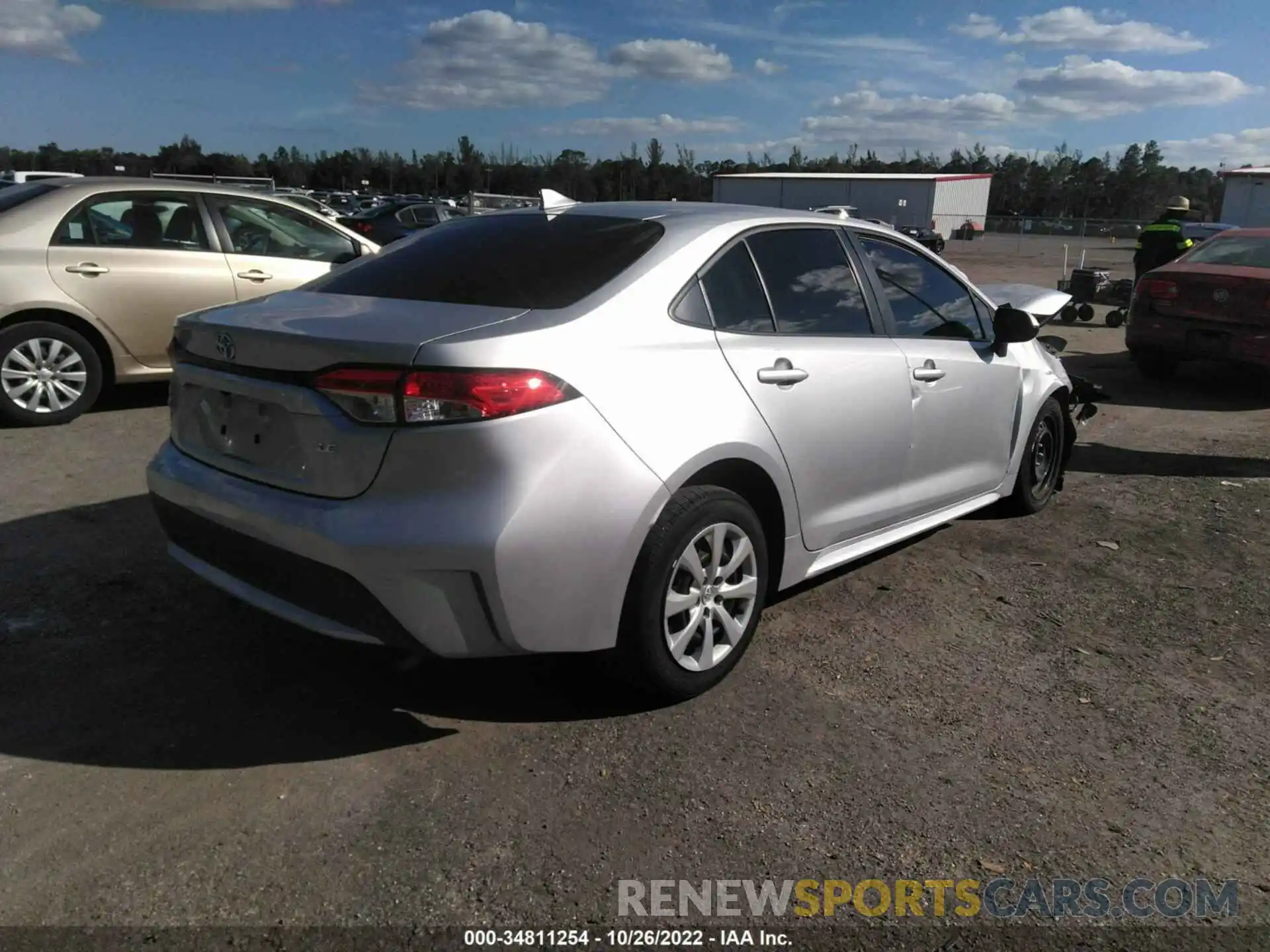 4 Photograph of a damaged car JTDEPMAEXNJ205006 TOYOTA COROLLA 2022