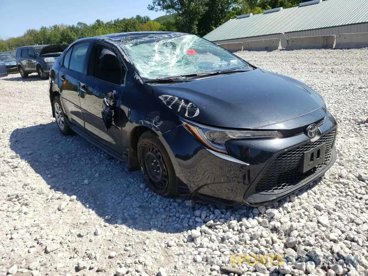 1 Photograph of a damaged car JTDEPMAEXNJ208309 TOYOTA COROLLA 2022