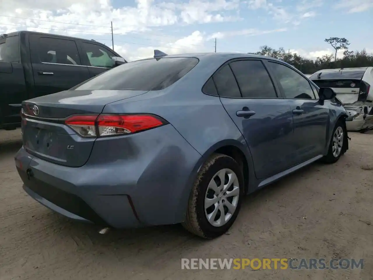 4 Photograph of a damaged car JTDEPMAEXNJ209153 TOYOTA COROLLA 2022