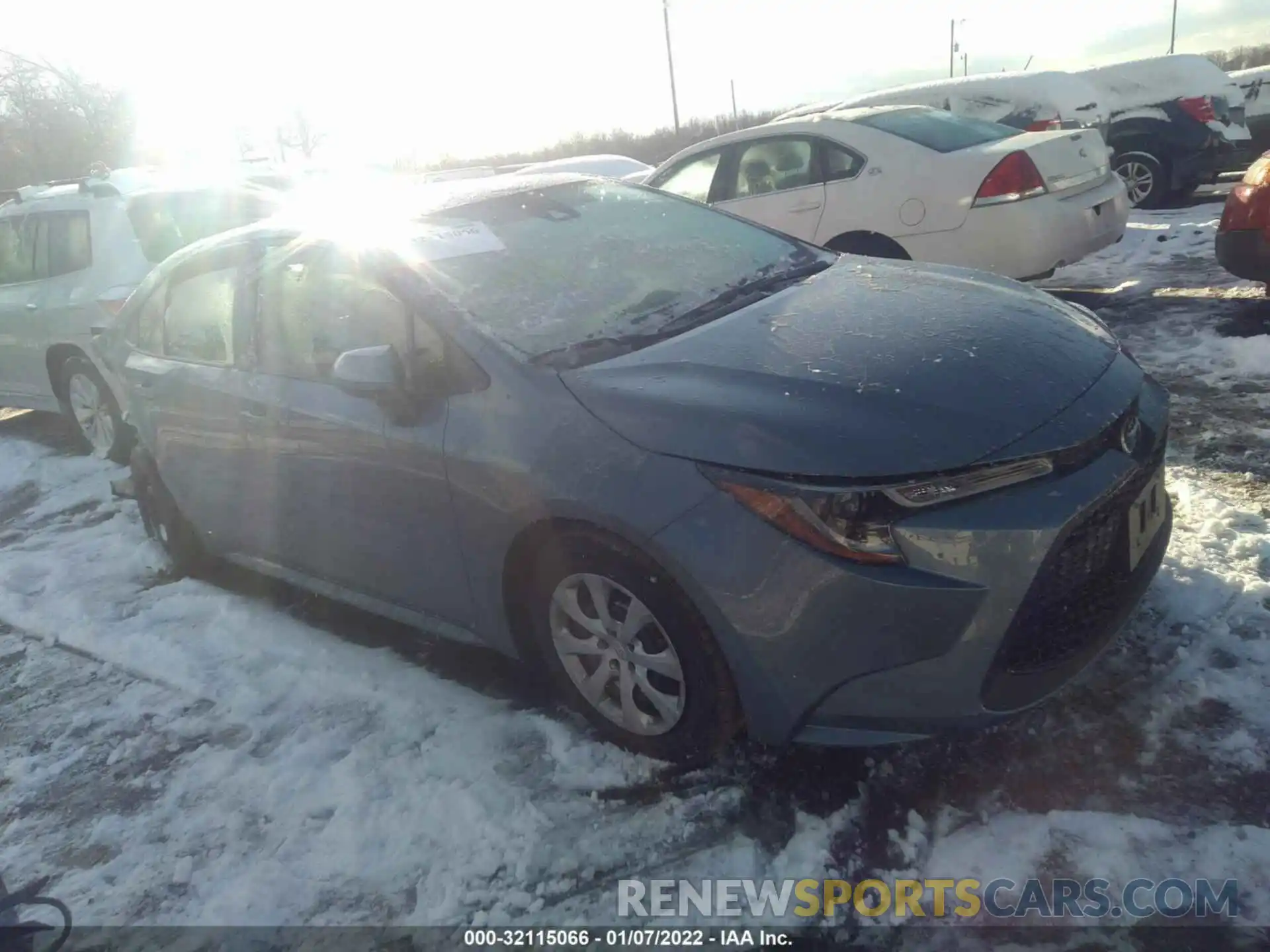 1 Photograph of a damaged car JTDEPMAEXNJ209539 TOYOTA COROLLA 2022