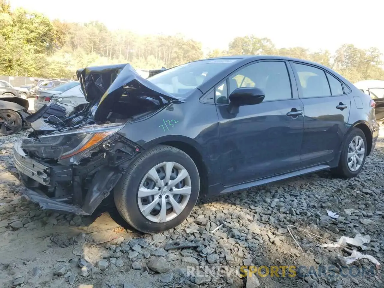 1 Photograph of a damaged car JTDEPMAEXNJ209833 TOYOTA COROLLA 2022