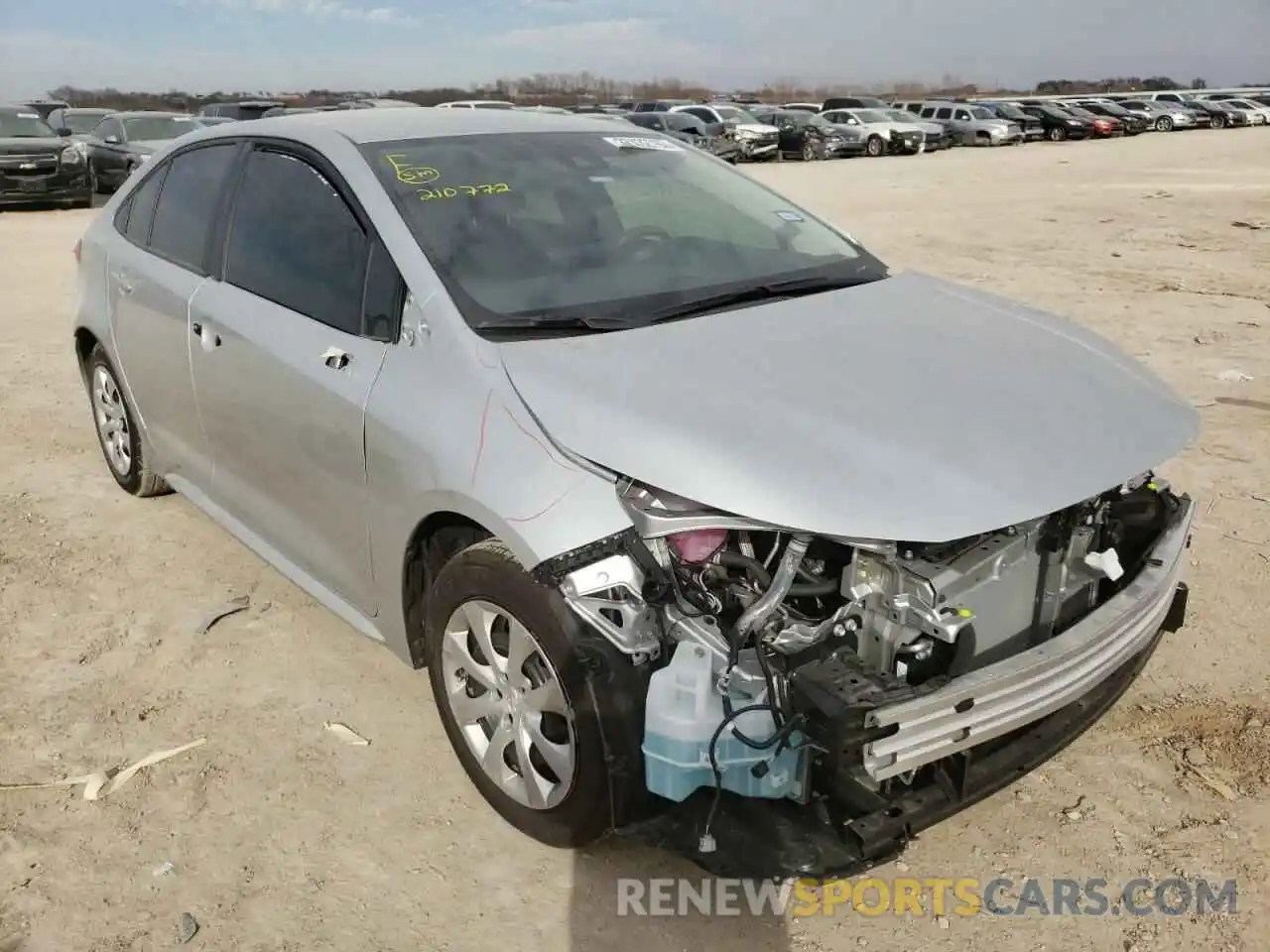 1 Photograph of a damaged car JTDEPMAEXNJ210772 TOYOTA COROLLA 2022