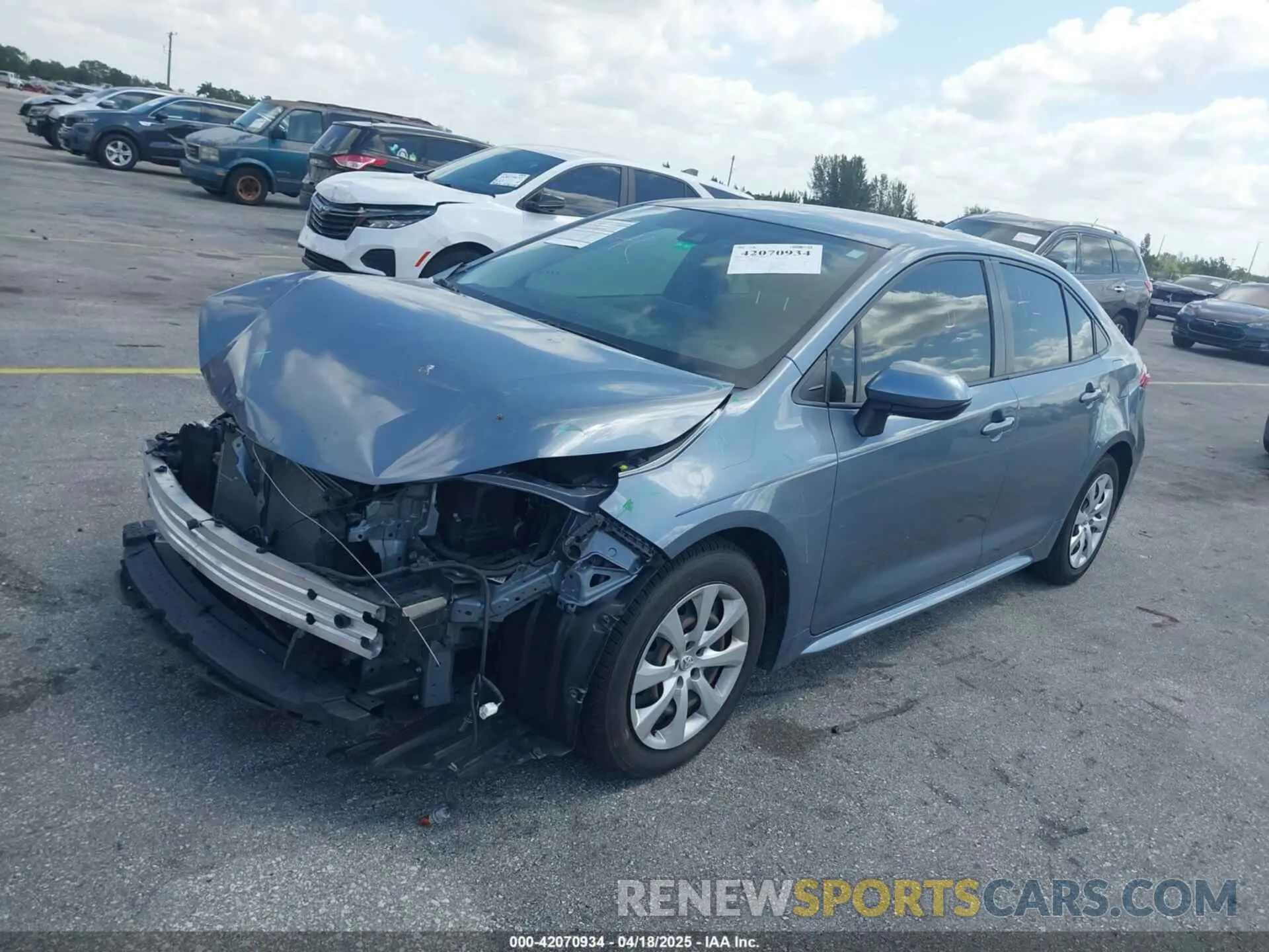 2 Photograph of a damaged car JTDEPMAEXNJ211646 TOYOTA COROLLA 2022