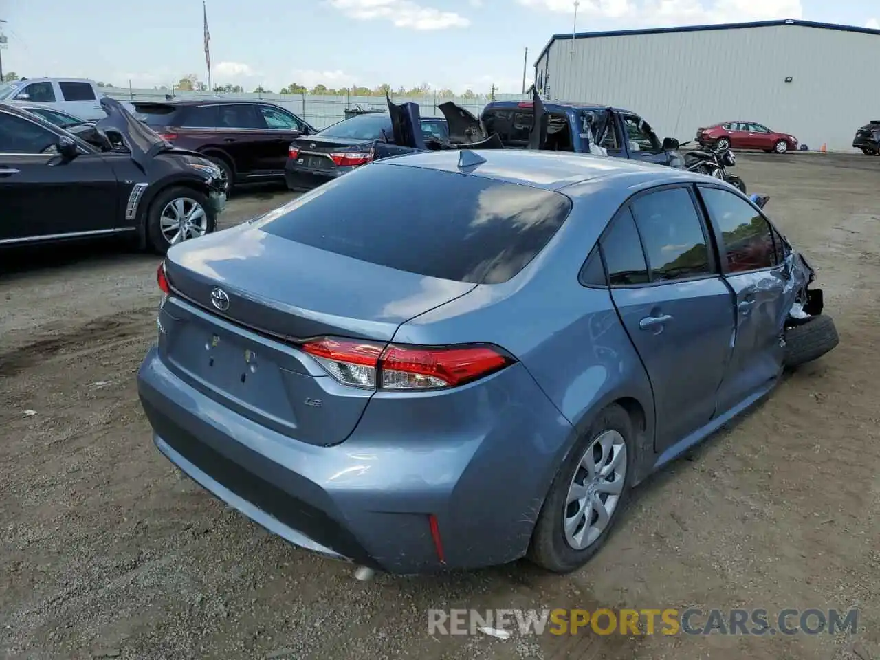 4 Photograph of a damaged car JTDEPMAEXNJ217558 TOYOTA COROLLA 2022