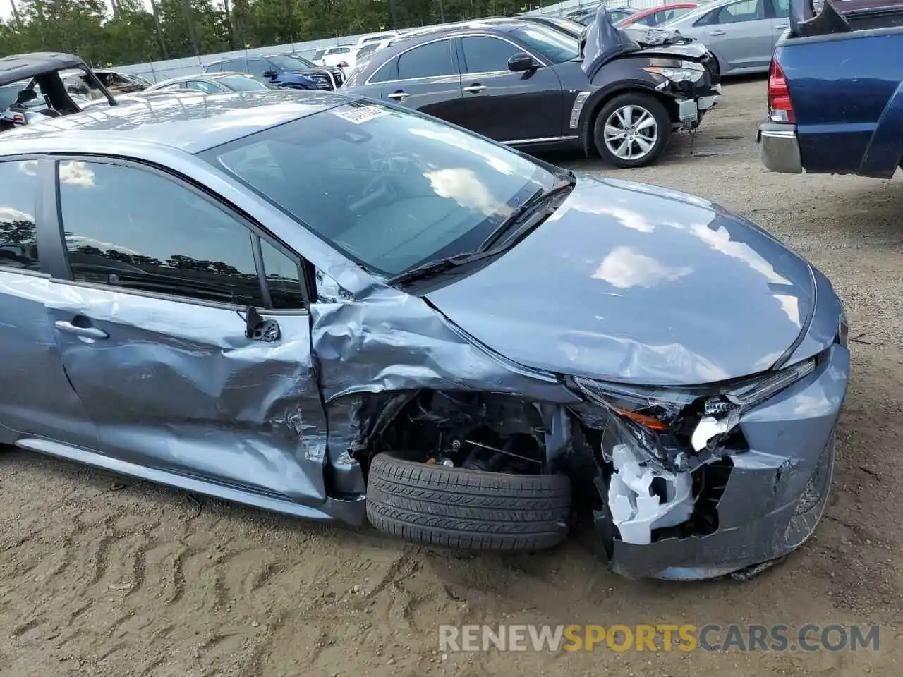 9 Photograph of a damaged car JTDEPMAEXNJ217558 TOYOTA COROLLA 2022