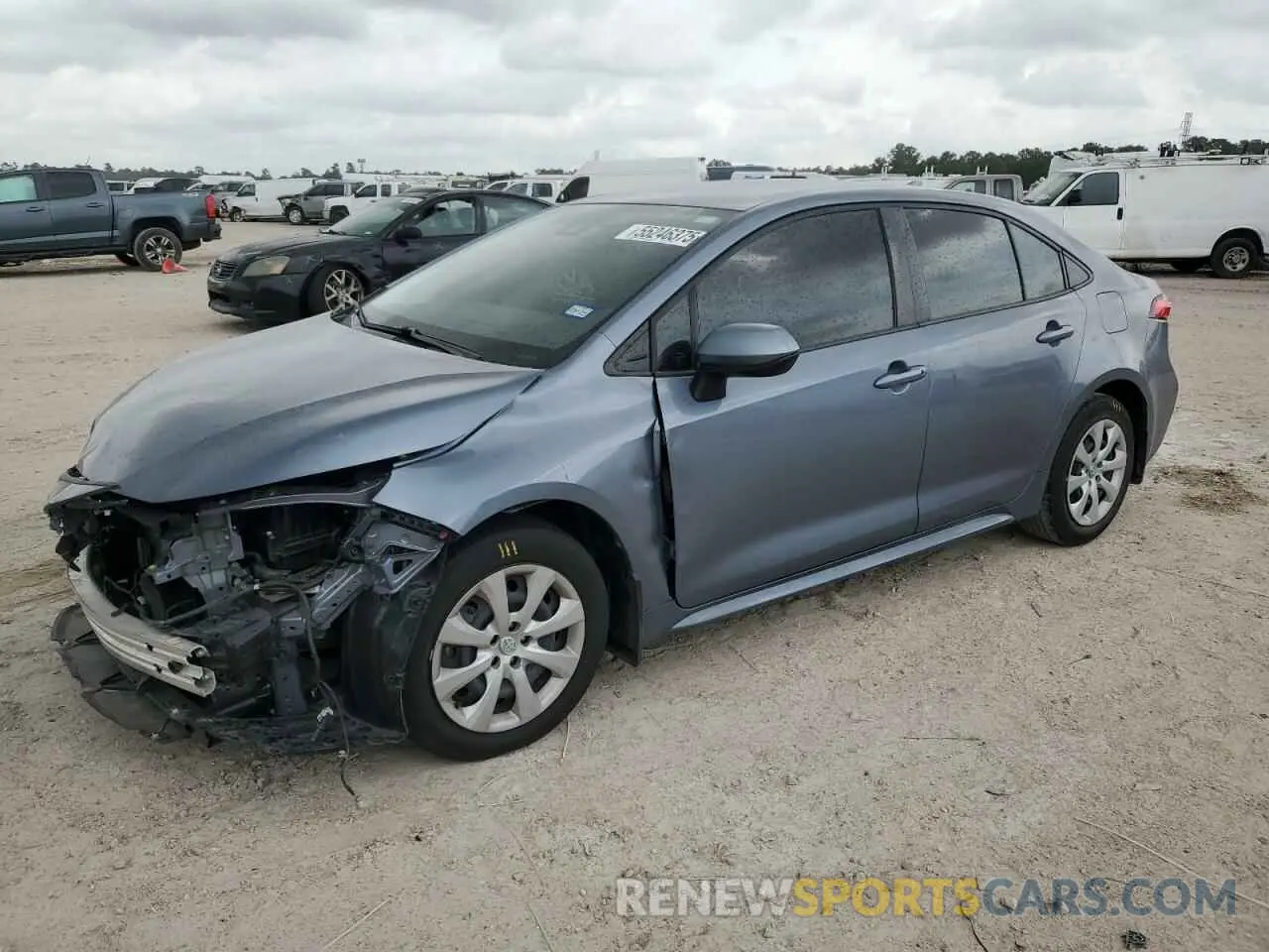 1 Photograph of a damaged car JTDEPMAEXNJ221769 TOYOTA COROLLA 2022