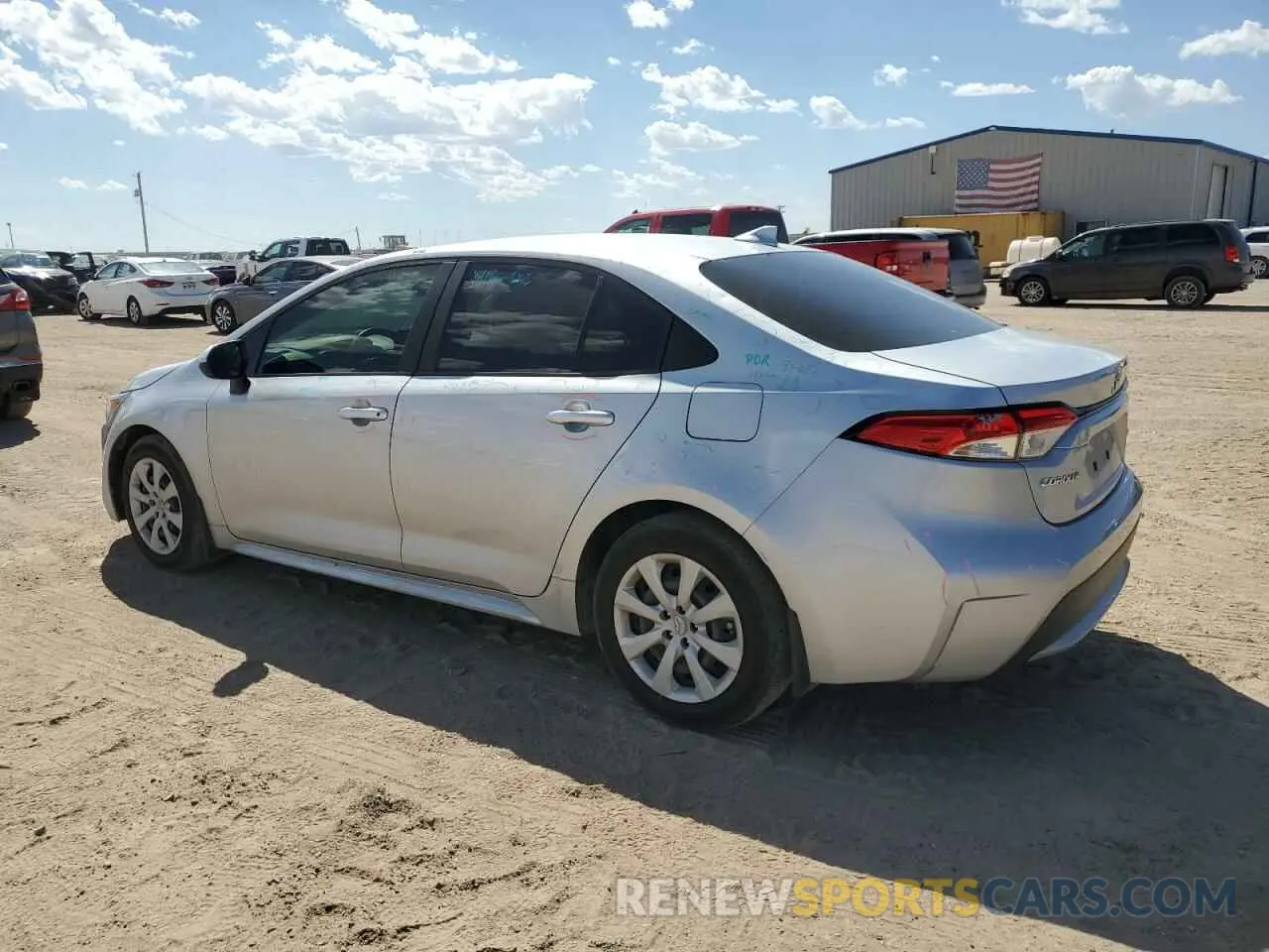 2 Photograph of a damaged car JTDEPMAEXNJ229189 TOYOTA COROLLA 2022