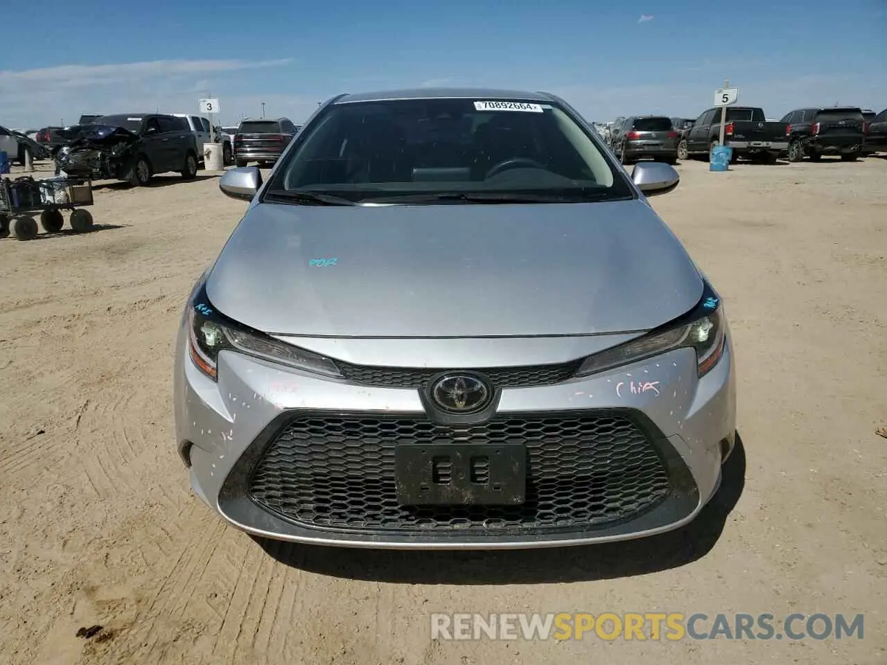 5 Photograph of a damaged car JTDEPMAEXNJ229189 TOYOTA COROLLA 2022