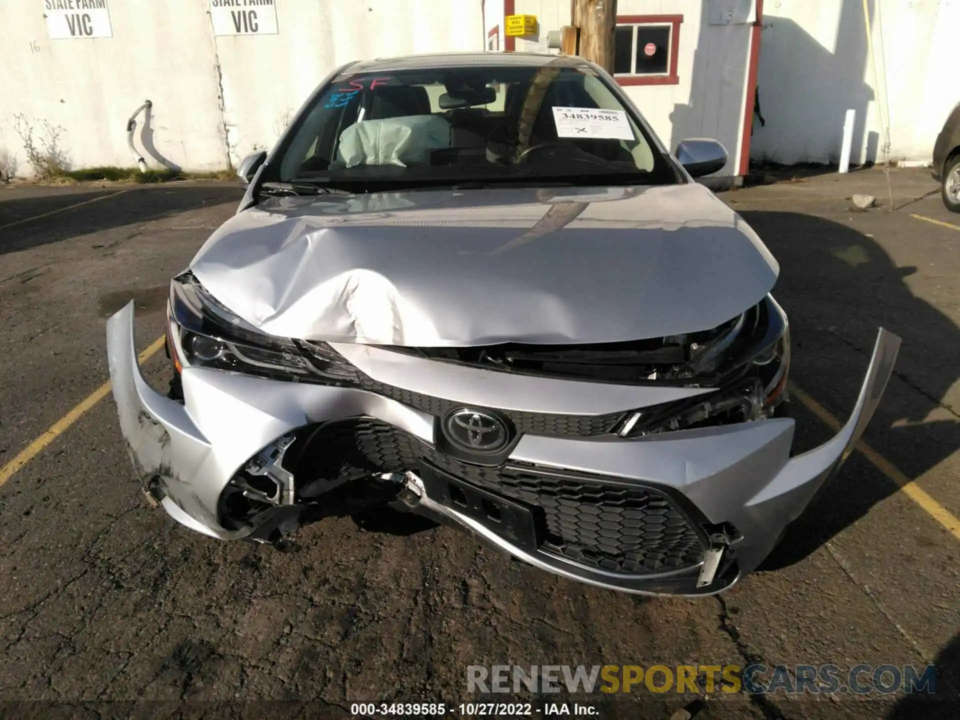 6 Photograph of a damaged car JTDFPMAE1NJ214410 TOYOTA COROLLA 2022