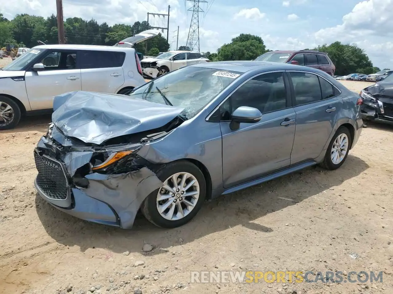 1 Photograph of a damaged car JTDFPMAE3N3026217 TOYOTA COROLLA 2022