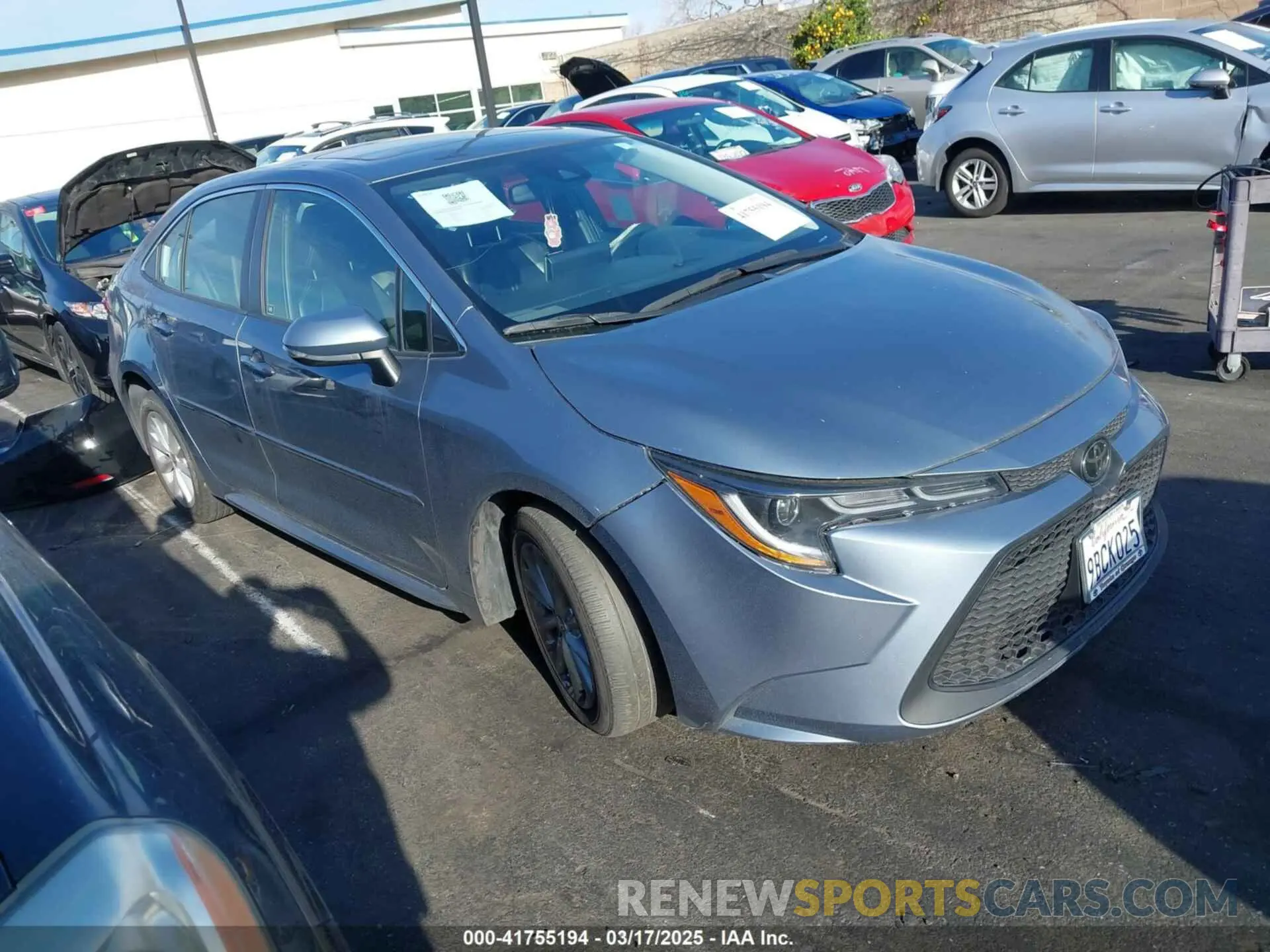 1 Photograph of a damaged car JTDFPMAE8N3013415 TOYOTA COROLLA 2022
